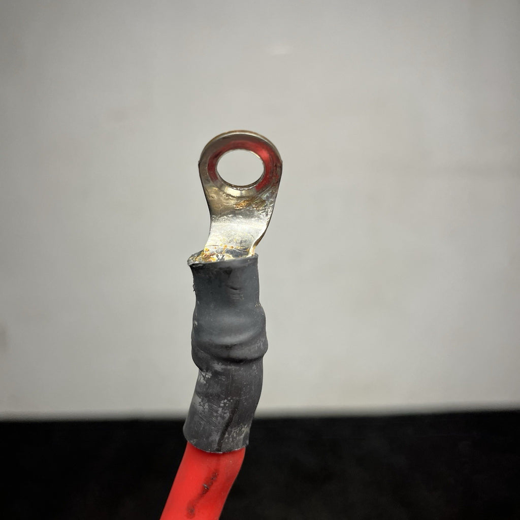 ☑️ 06-13 OEM BMW E82 E90 E92 M3 Battery Plus Pole Terminal Positive Red Cable