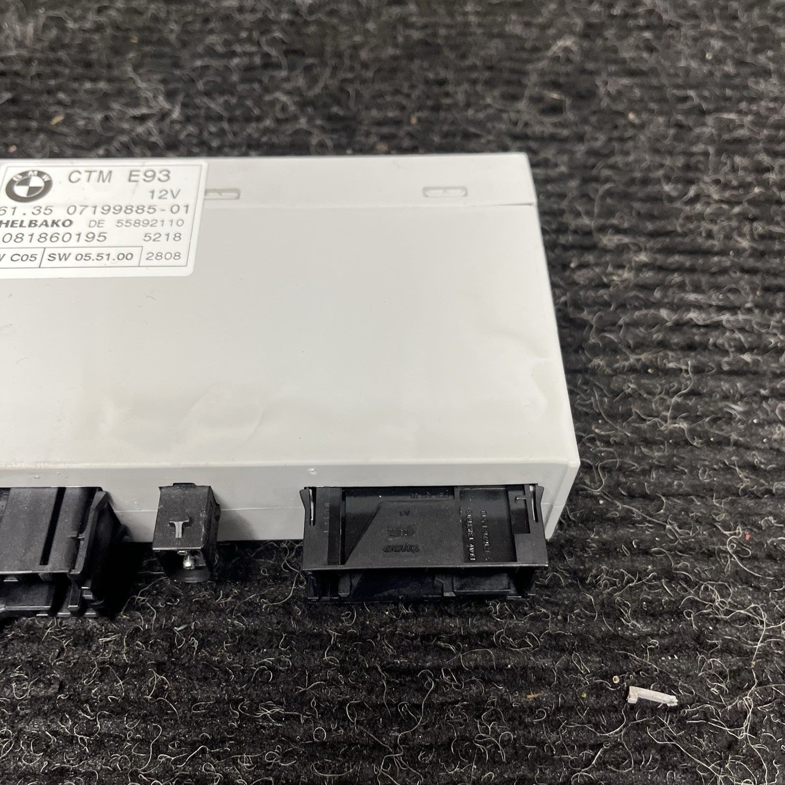 ☑️ 07-13 OEM BMW E93 M3 335 328 Convertible CTM Roof Folding Top Module Unit