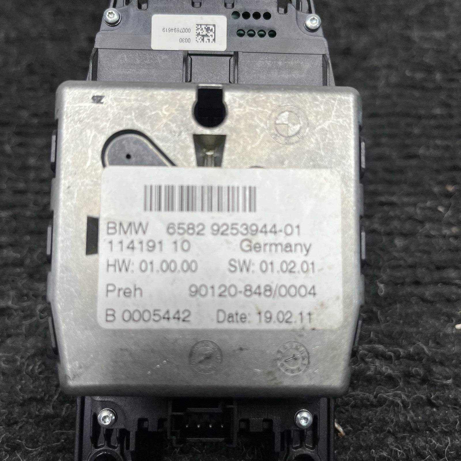 ☑️ 11-16 BMW F10 F25 X3 MEDIA NAVIGATION CONTROLLER JOYSTICK SWITCH 9253944 OEM
