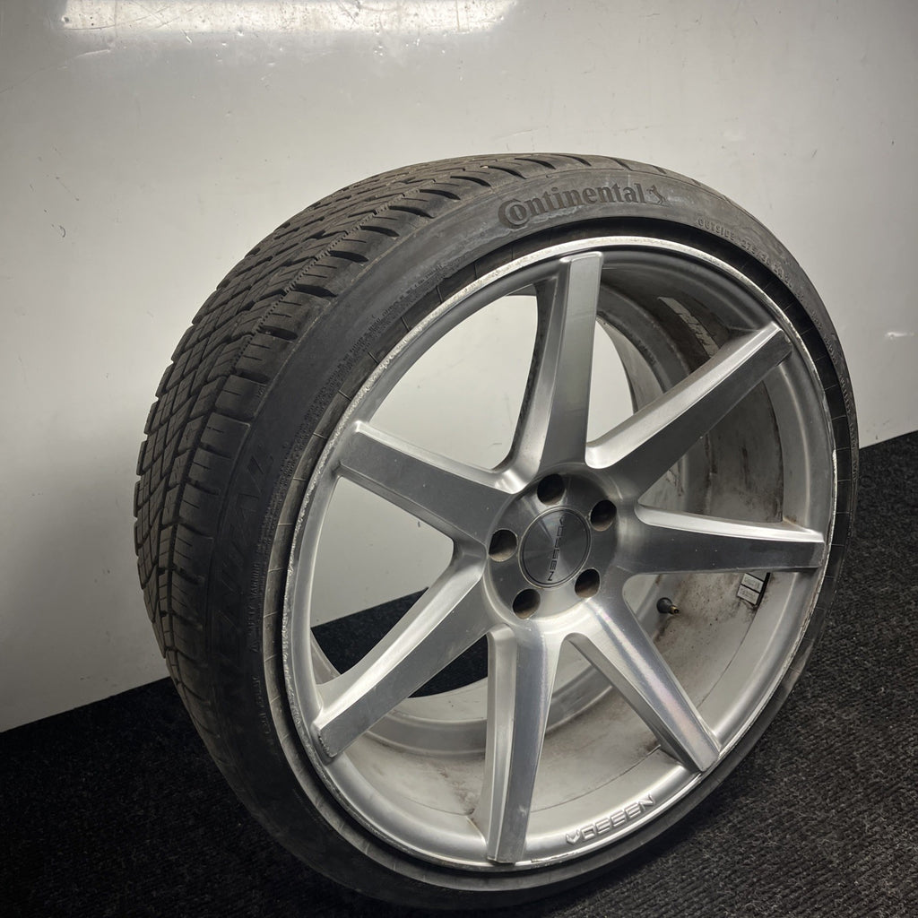 ☑️ ONE Vossen CV3 Silver Wheel W/TIRE & Cap 20x10.5 et30 5x112