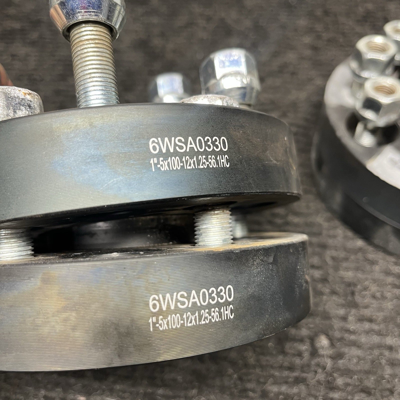 ☑️ (4) 5x100 Hub Centric Wheel Spacers 1 inch M12x1.25 For Subaru BRZ 2013-2021