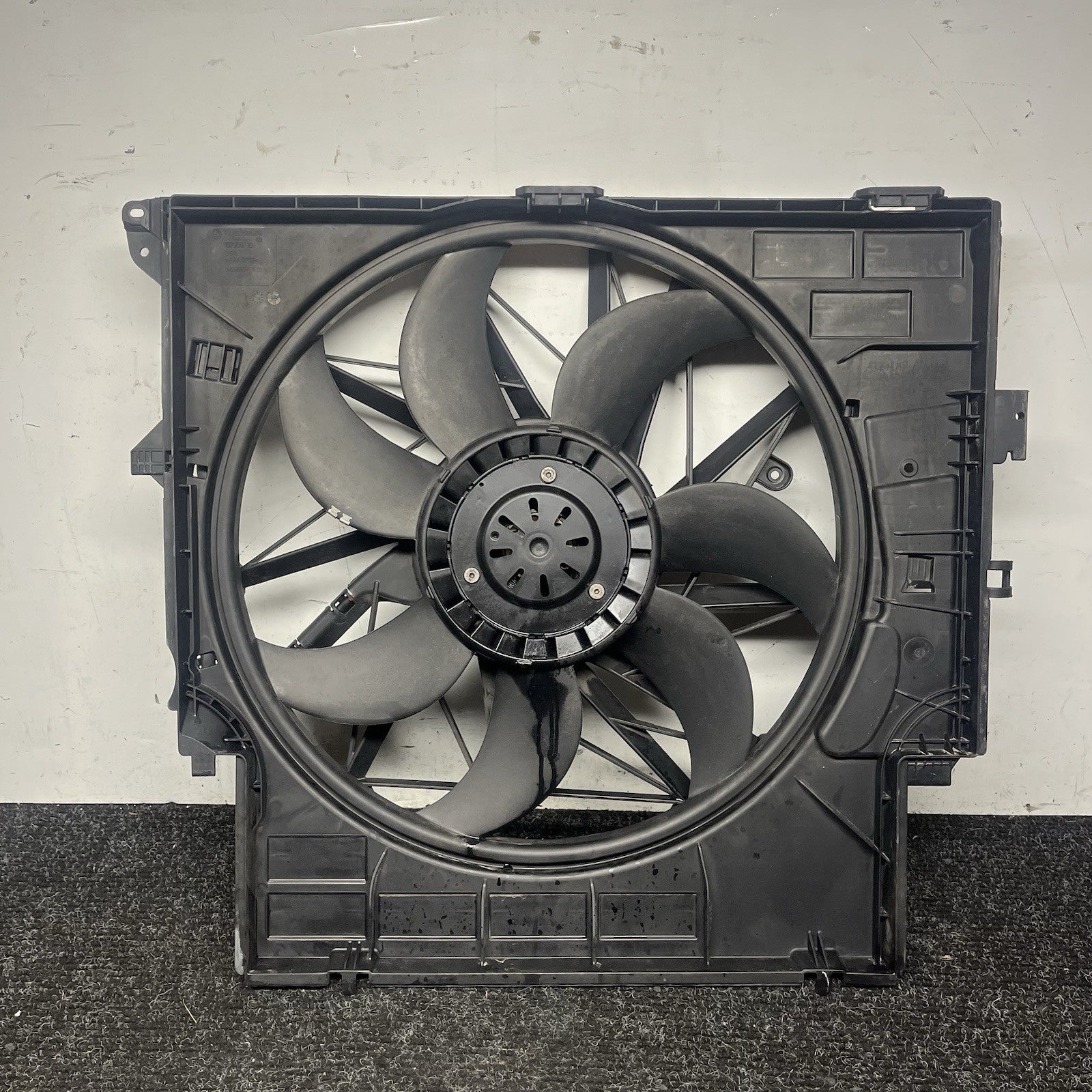 ☑️ 2011-2014 BMW F25 X3 XDRIVE35I N55 ENGINE RADIATOR COOLING FAN ASSEMBLY OEM