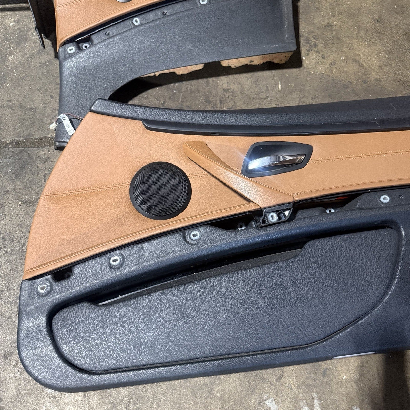 ☑️ 07-13 BMW E93 335 Convertible OEM Saddle Brown Interior Seats Complete Heated