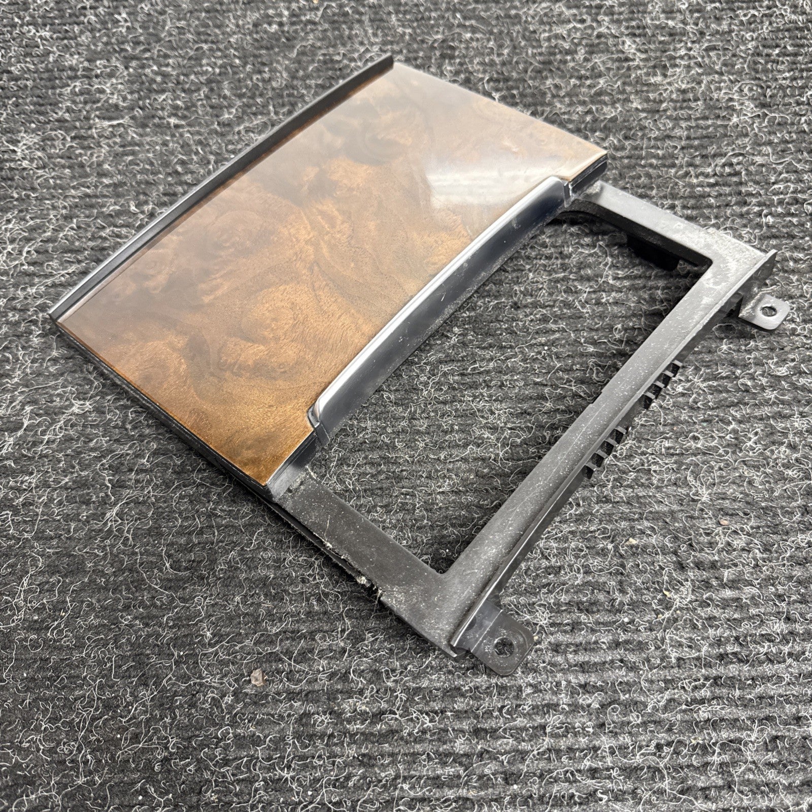 ☑️2012 AUDI A7 C7 4G8 FRONT CENTER CONSOLE STORAGE COMPARTMENT TRAY (WOOD GRAIN)