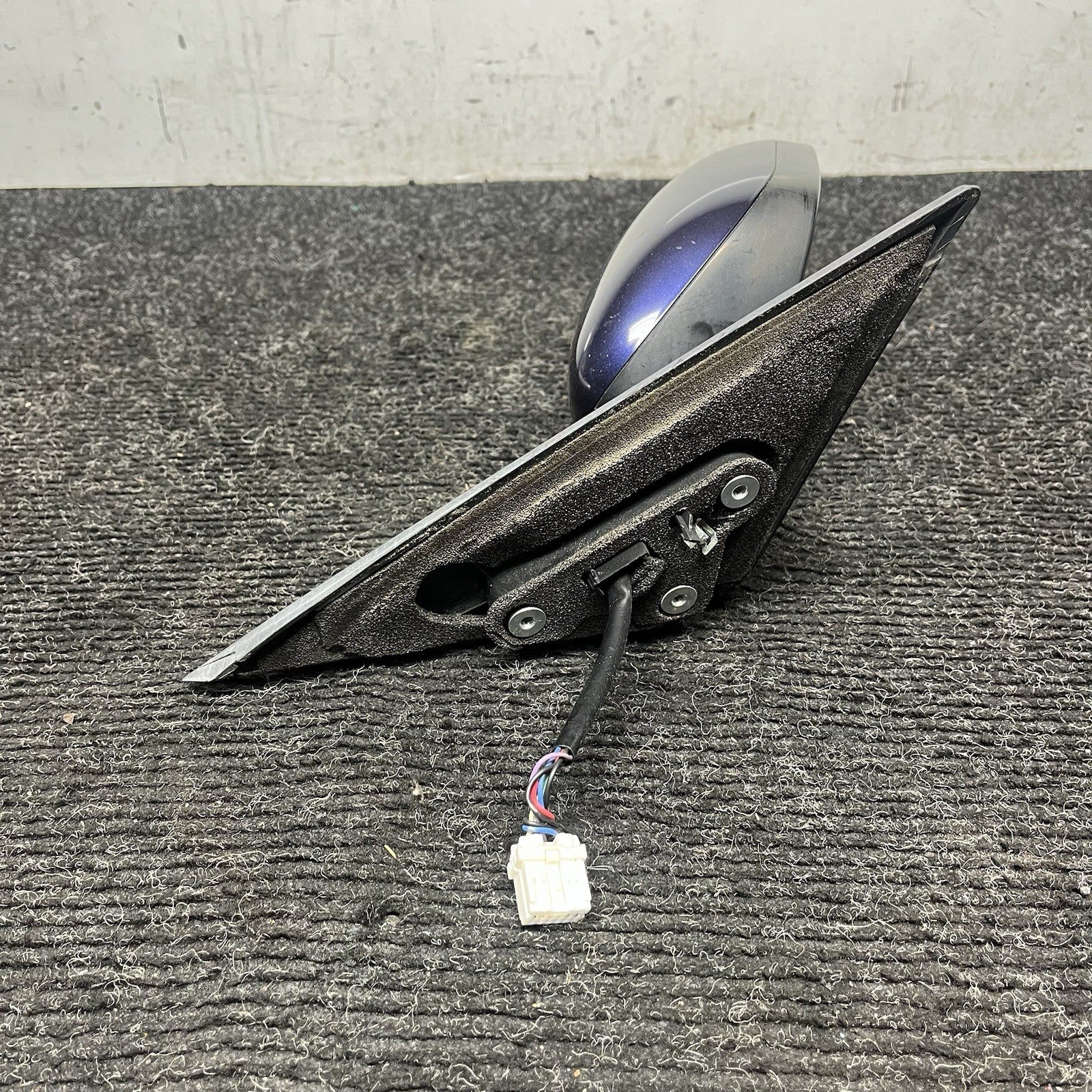 ☑️ 2008-2014 Subaru WRX STI RH Right Passenger Door Mirror DGM Dark Blue OEM