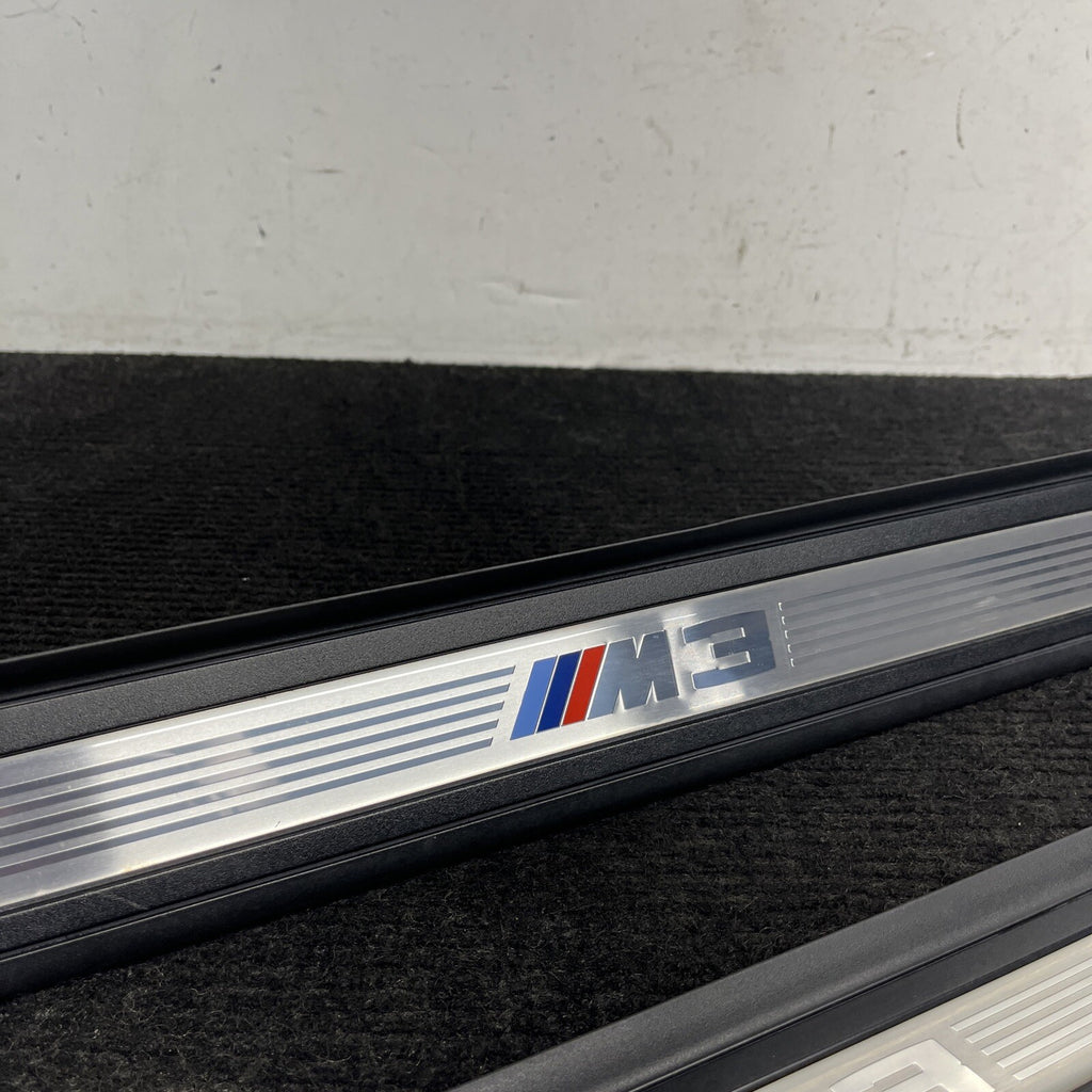 ☑️ 08-13 OEM BMW E92 E93 M3 Door Sill Plate Molding Trim Left Right SET M3