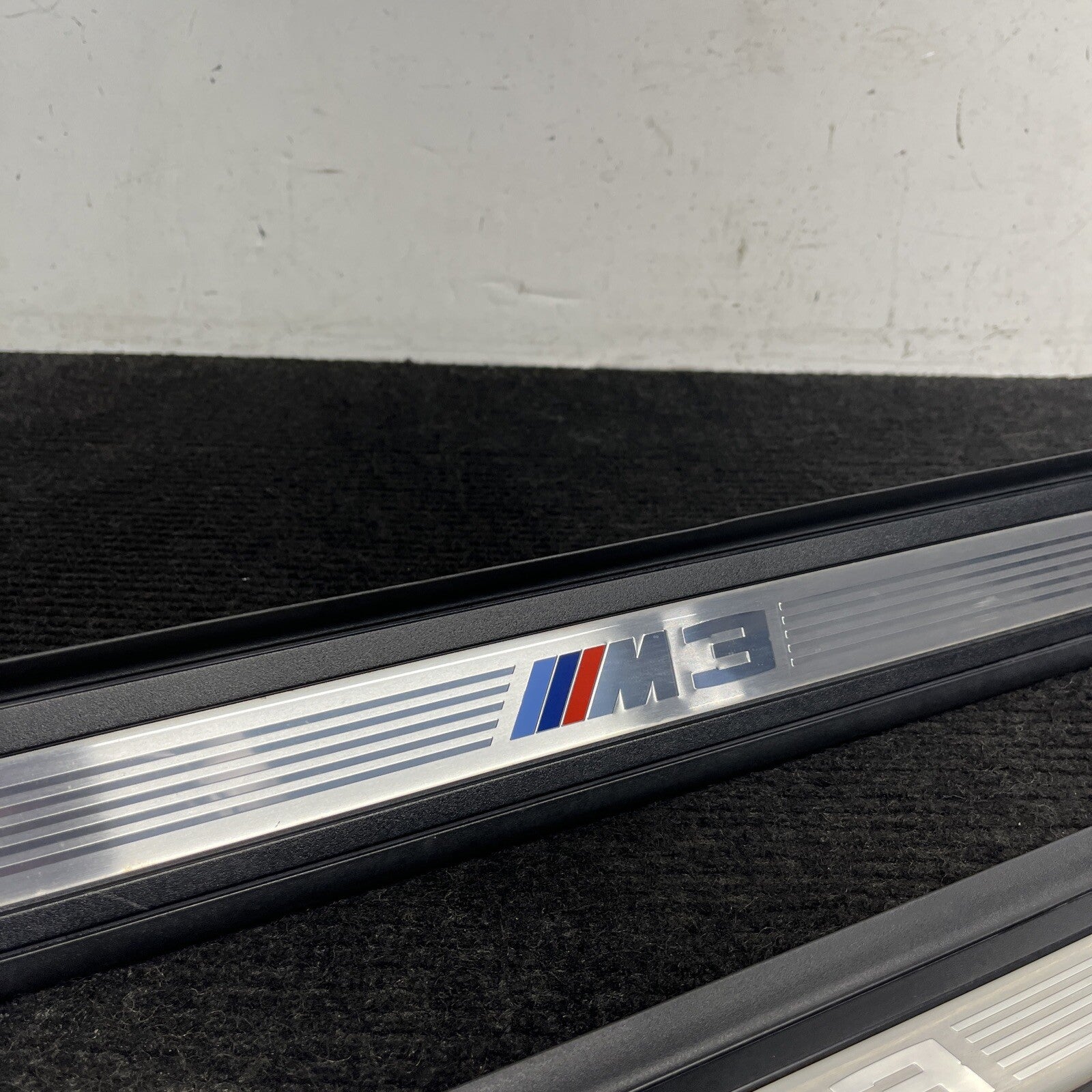 ☑️ 08-13 OEM BMW E92 E93 M3 Door Sill Plate Molding Trim Left Right SET M3