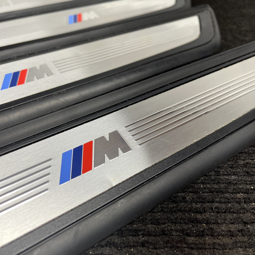 ☑️ 2010 BMW 750i SET OF 4 M SPORT DOOR SCUFF SILL PLATES TRIM COVER OEM