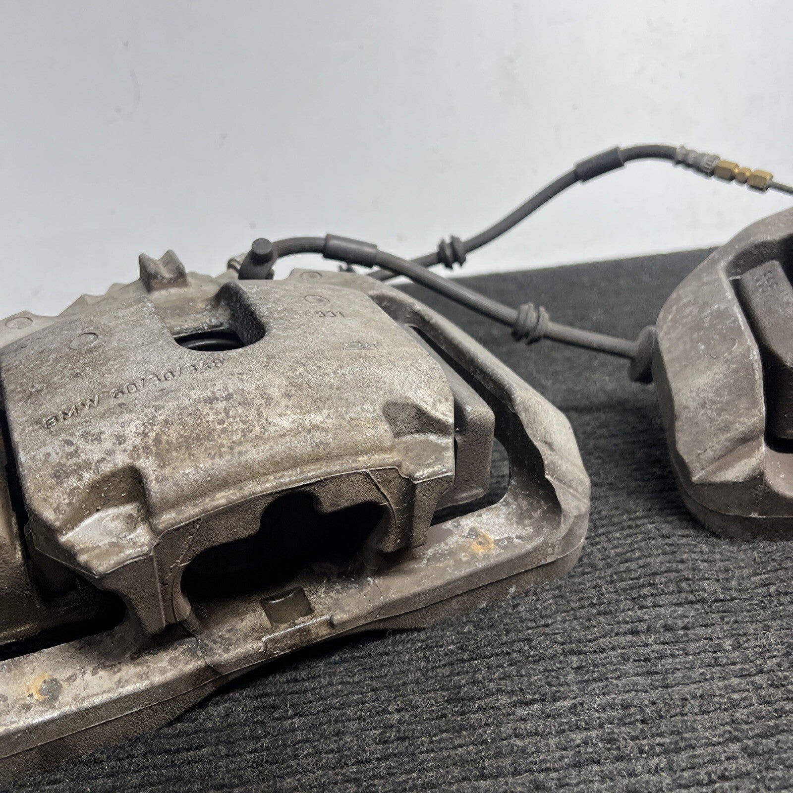 ☑️ 10-18 OEM BMW F07 F10 F12 F13 F01 F02 Front Left & Right Brake Calipers Pair