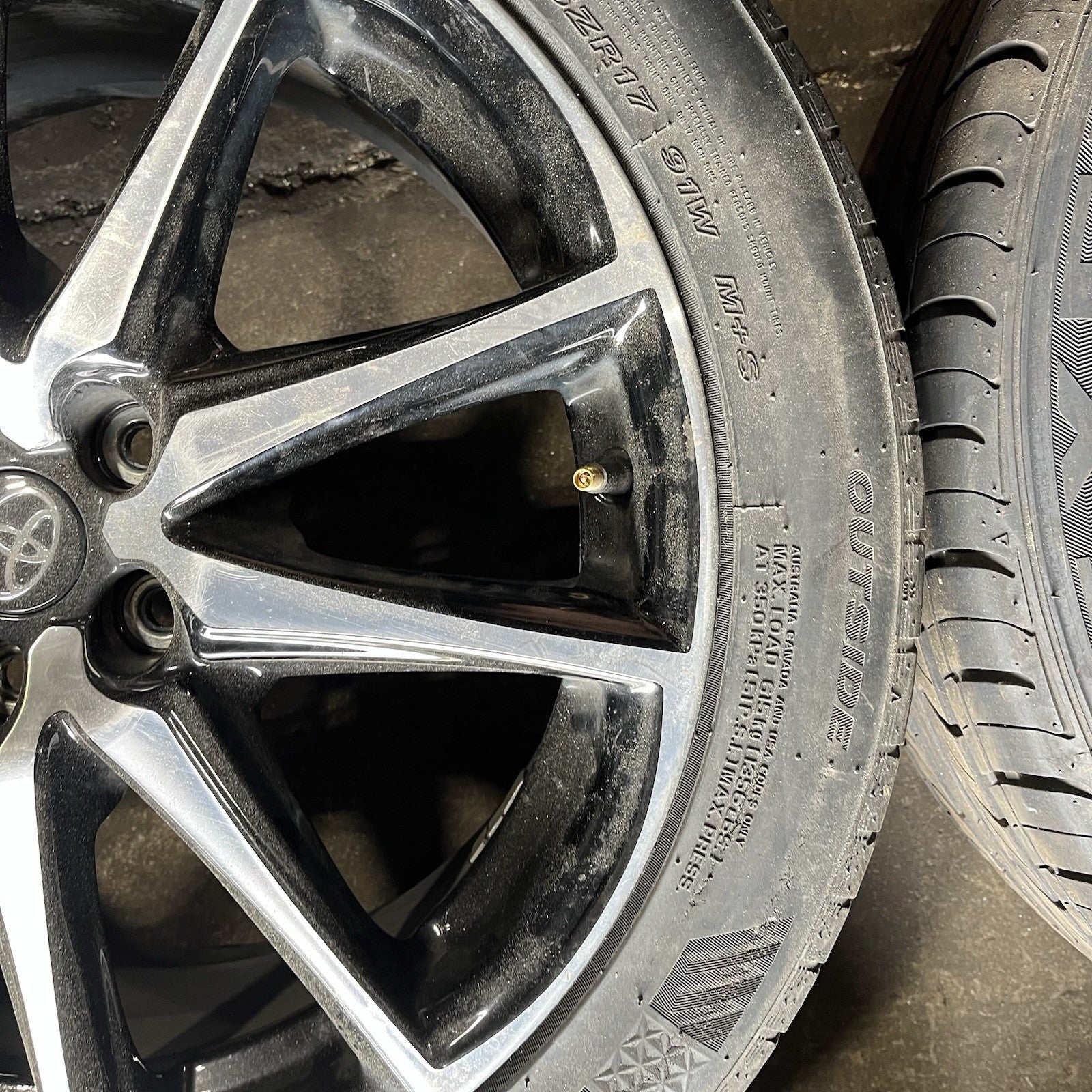☑️ 2022-26 Toyota GR86 Base Wheel Set Rim Tire 17” 17x7.5 +48 Offset Factory OEM