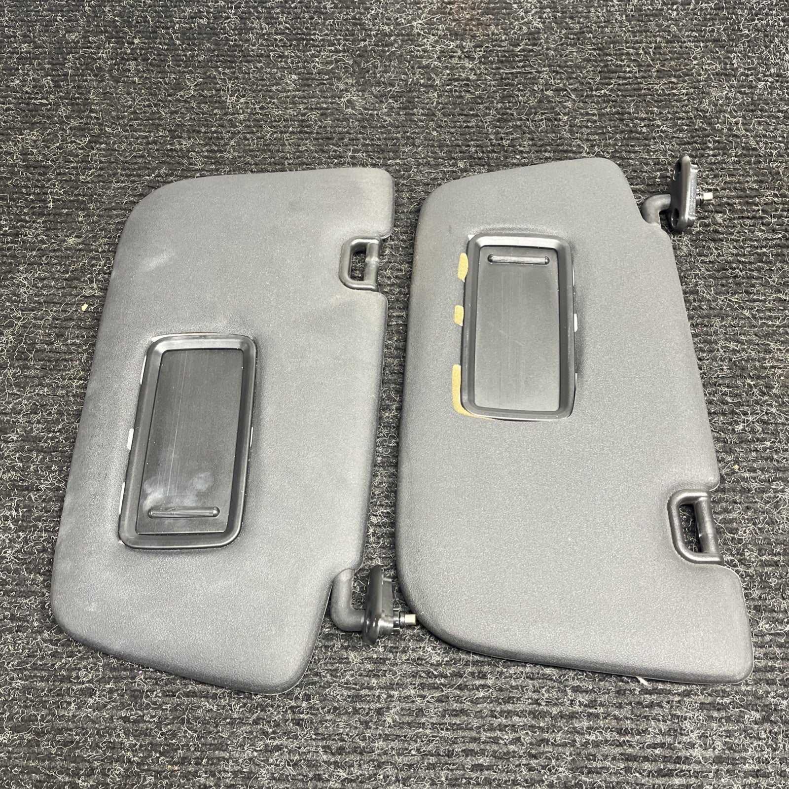 ☑️08-14 SUBARU WRX STI OEM FACTORY SUN VISOR VISORS PAIR LH RH DRIVERS PASSENGER