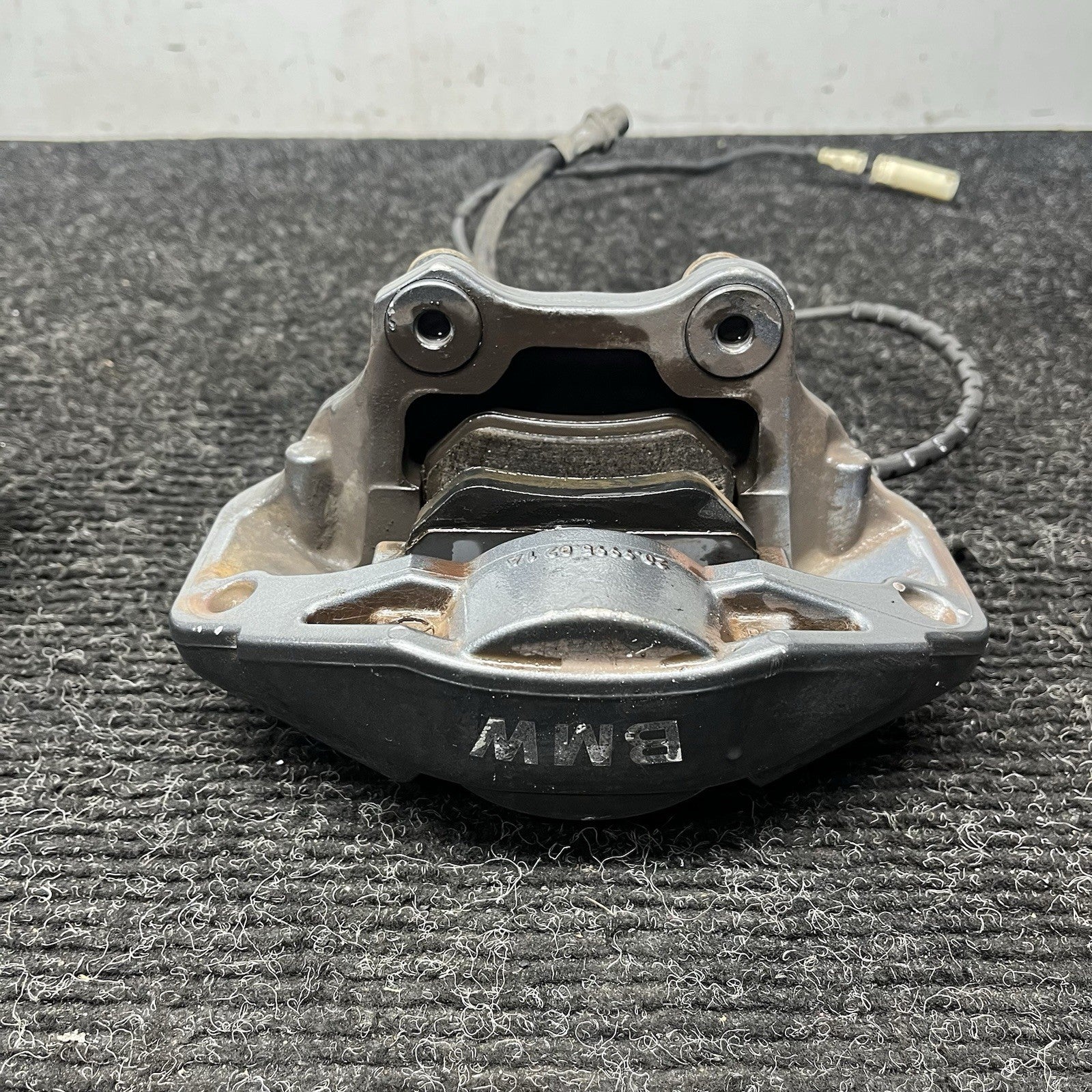 ☑️BMW E82 E88 135i FRONT REAR BRAKE CALIPERS SET FOUR BREMBO GREY GRAY 08-13 OEM
