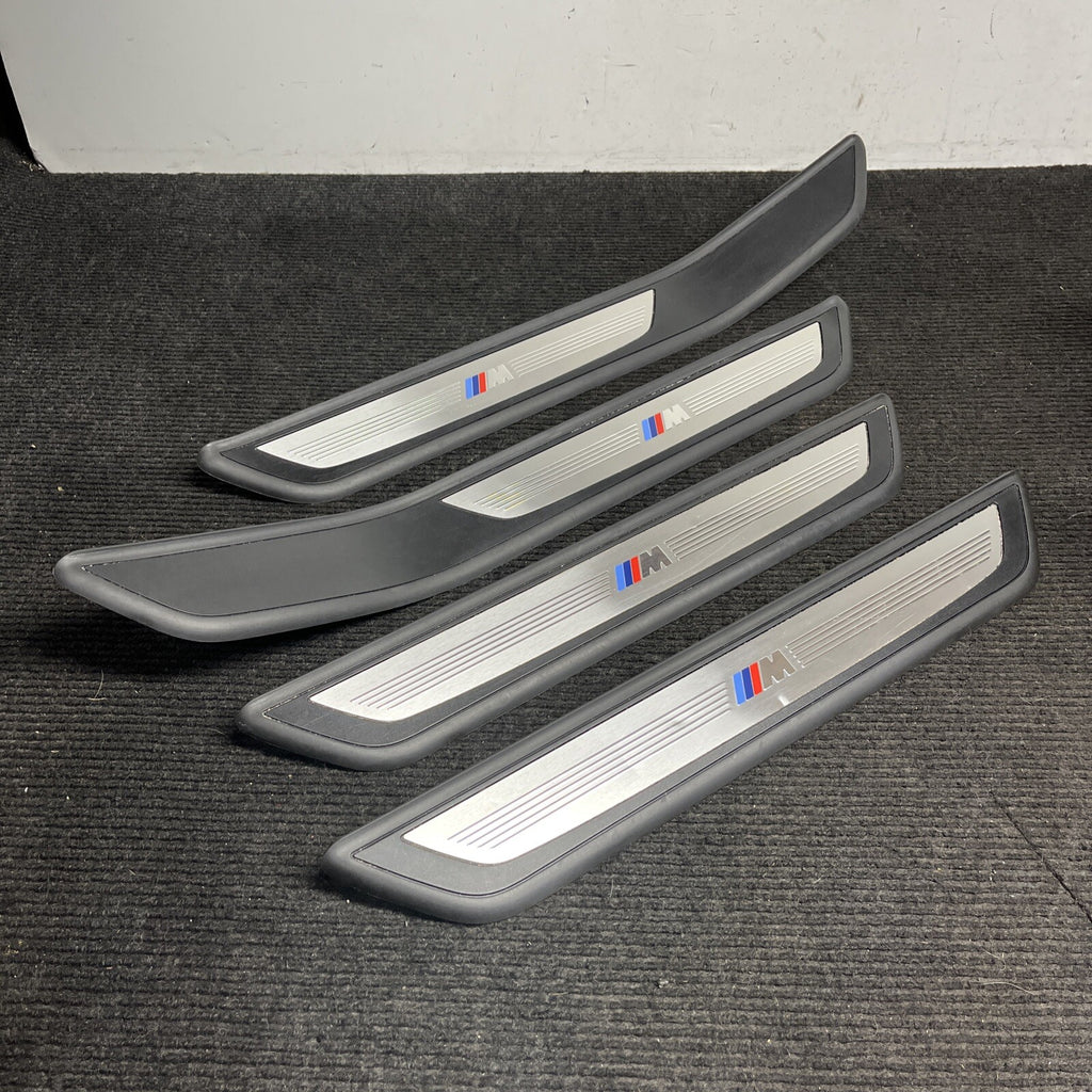 ☑️ 2010 BMW 750i SET OF 4 M SPORT DOOR SCUFF SILL PLATES TRIM COVER OEM