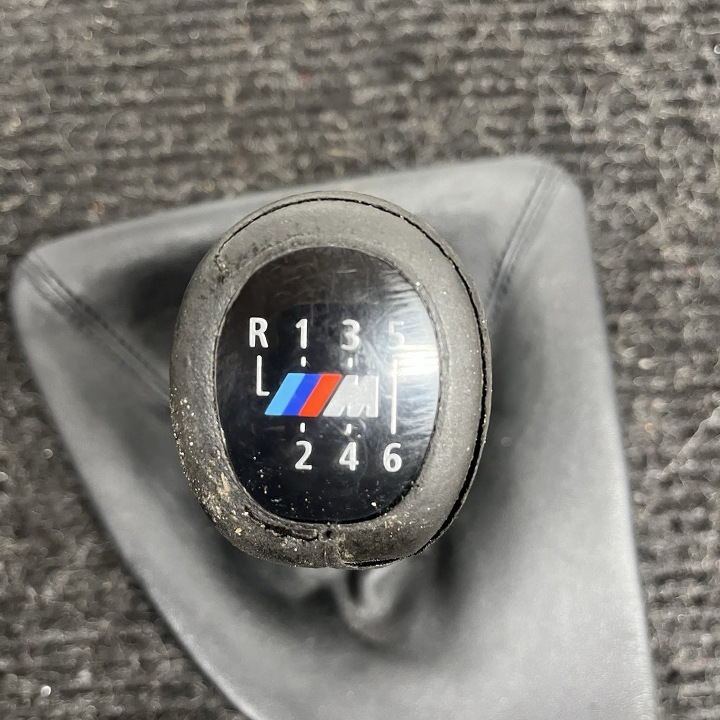 ☑️ 08-13 OEM BMW E82 E88 Manual Transmission M Sport Gear Shifter Knob Leather