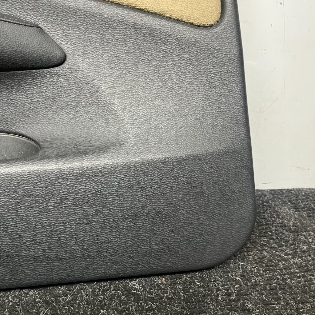 ☑️ 08-13 BMW E88 E82 135i 128i Front Driver Door Card Panel Vinyl Oyster
