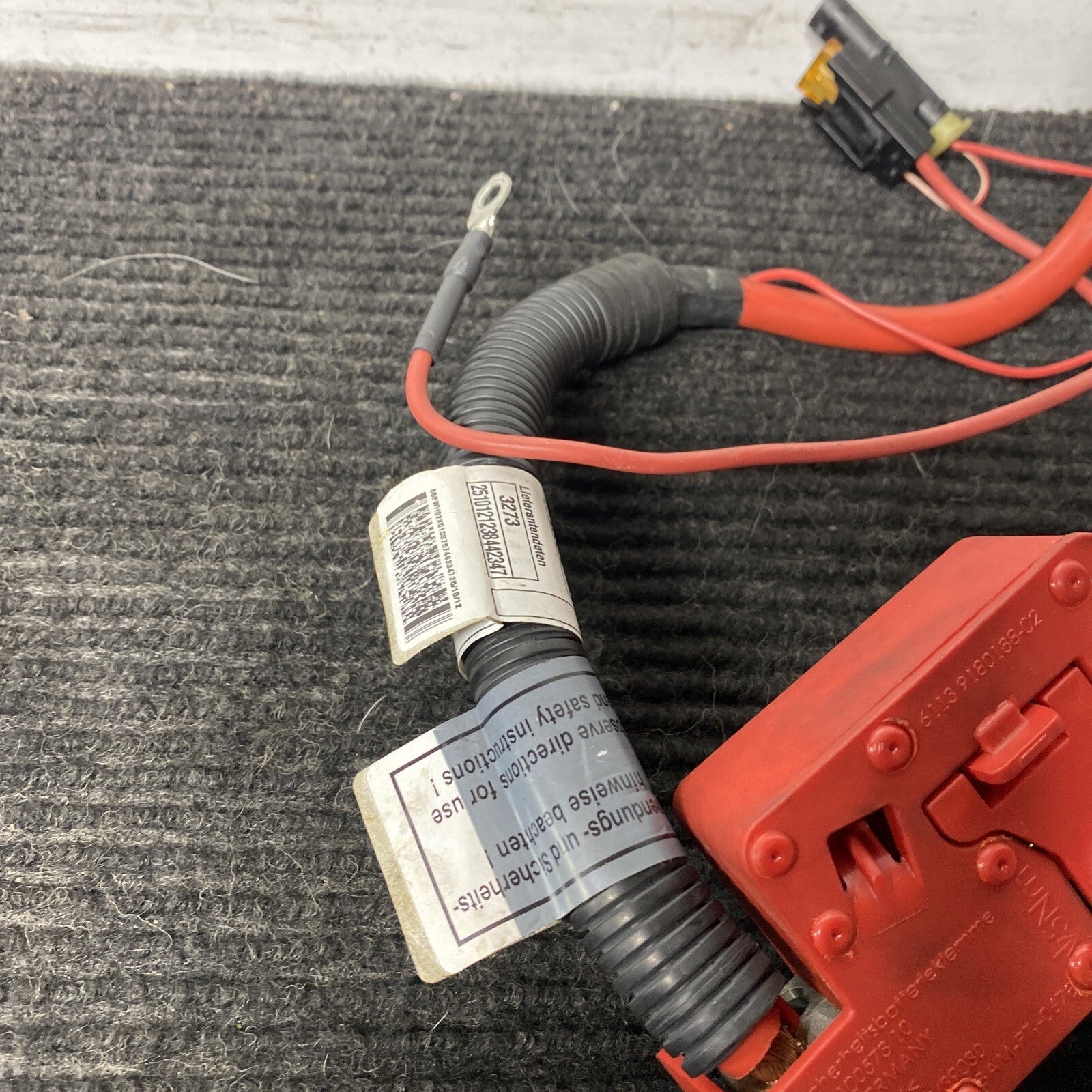 ☑️ 11-18 BMW F30 335i ACTIVE HYBRID 3 SERIES BATTERY BLOW OFF CABLE 9265410