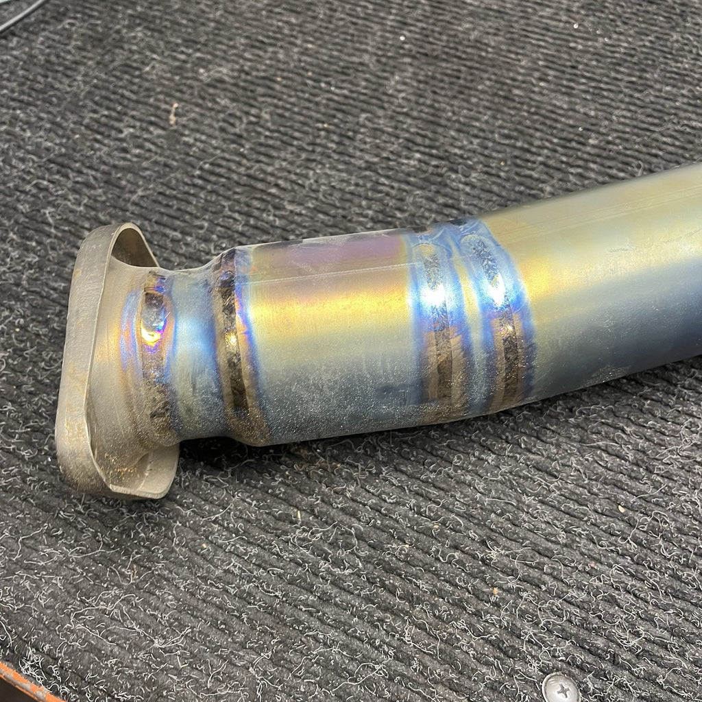 ☑️ Full Titanium Midpipe Exhaust for Subaru WRX STI 2008-2021