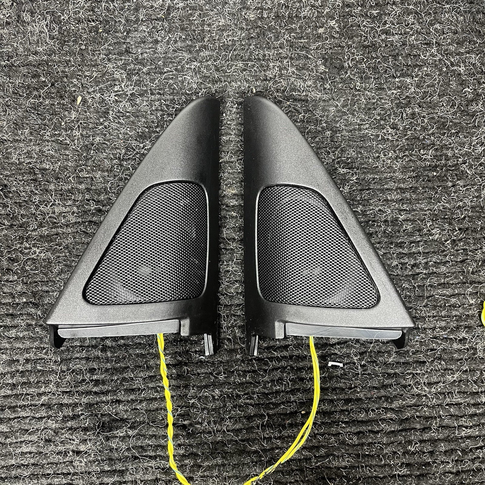 ☑️ 07-13 OEM BMW E92 E93 335 M3 Front Left Right Door Tweeter Speaker Cover SET