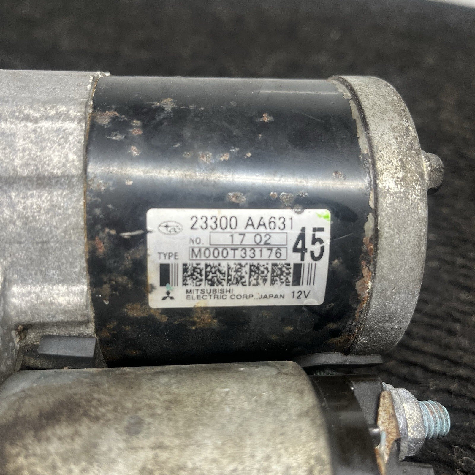 ☑️ Subaru WRX 2.0T 6 Speed Starter Motor Forester Genuine Oem 2015-2021