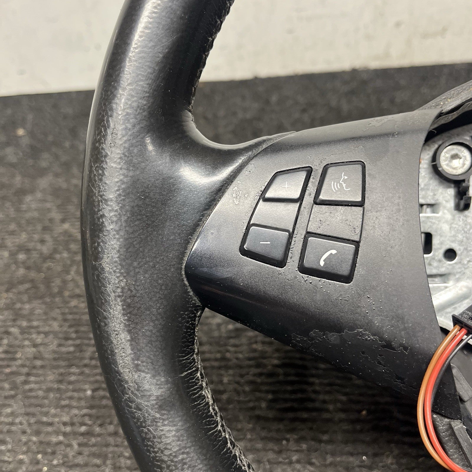 ☑️ 2007-2013 BMW E70 X5 Sport Leather Steering Wheel Assembly Black OEM