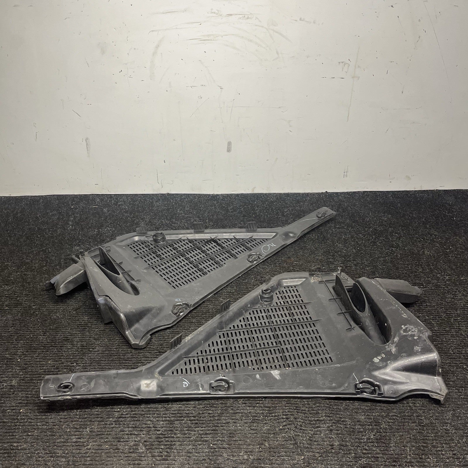 ☑️ 07-14 BMW E70 E71 X5 X6 Left Right AC Air Cabin Filter Housing Cover Set OEM