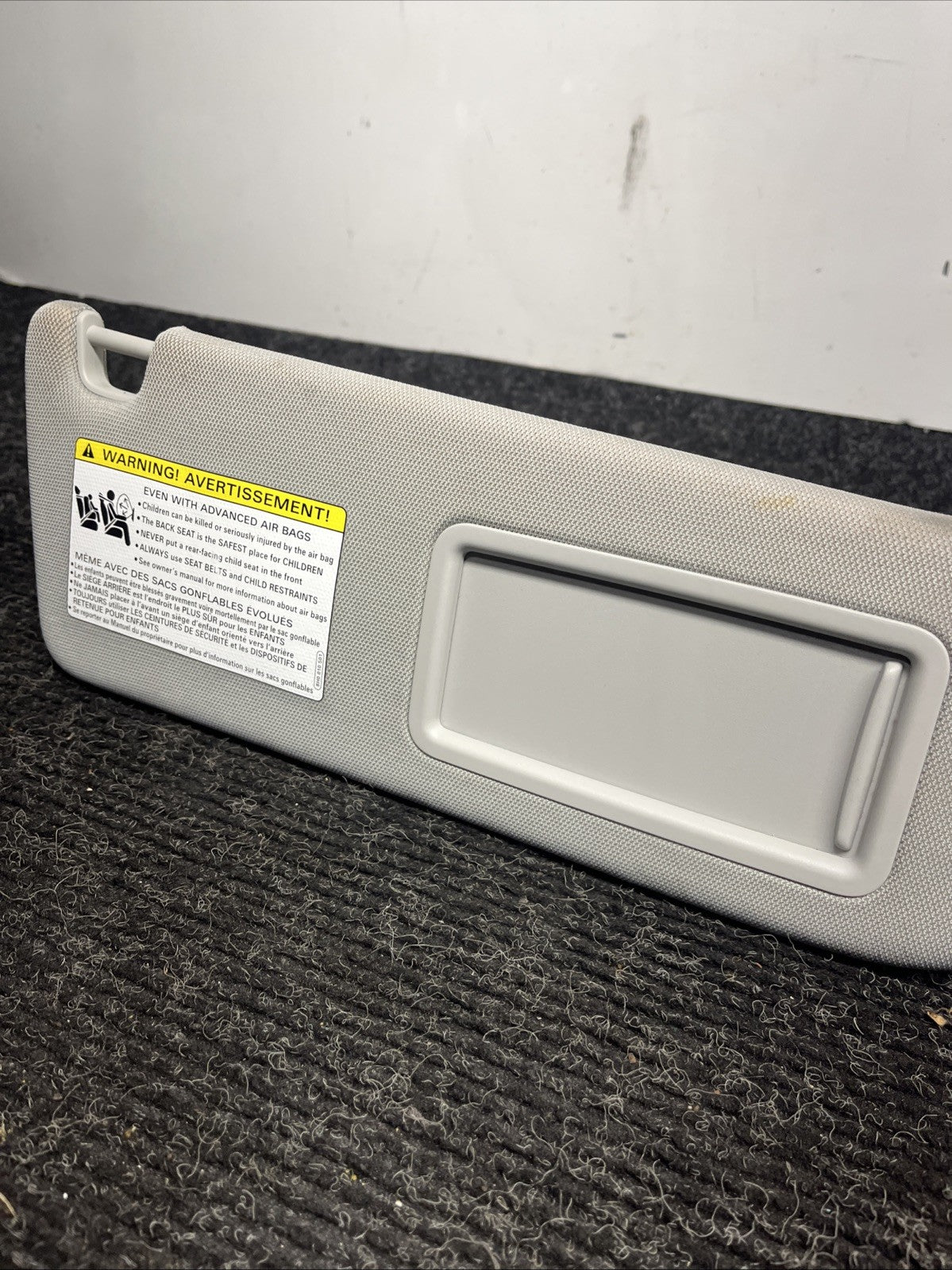 ☑️ 2012-2017 AUDI A6 - Right SUN Visor / Mirror OEM 4G0857552A