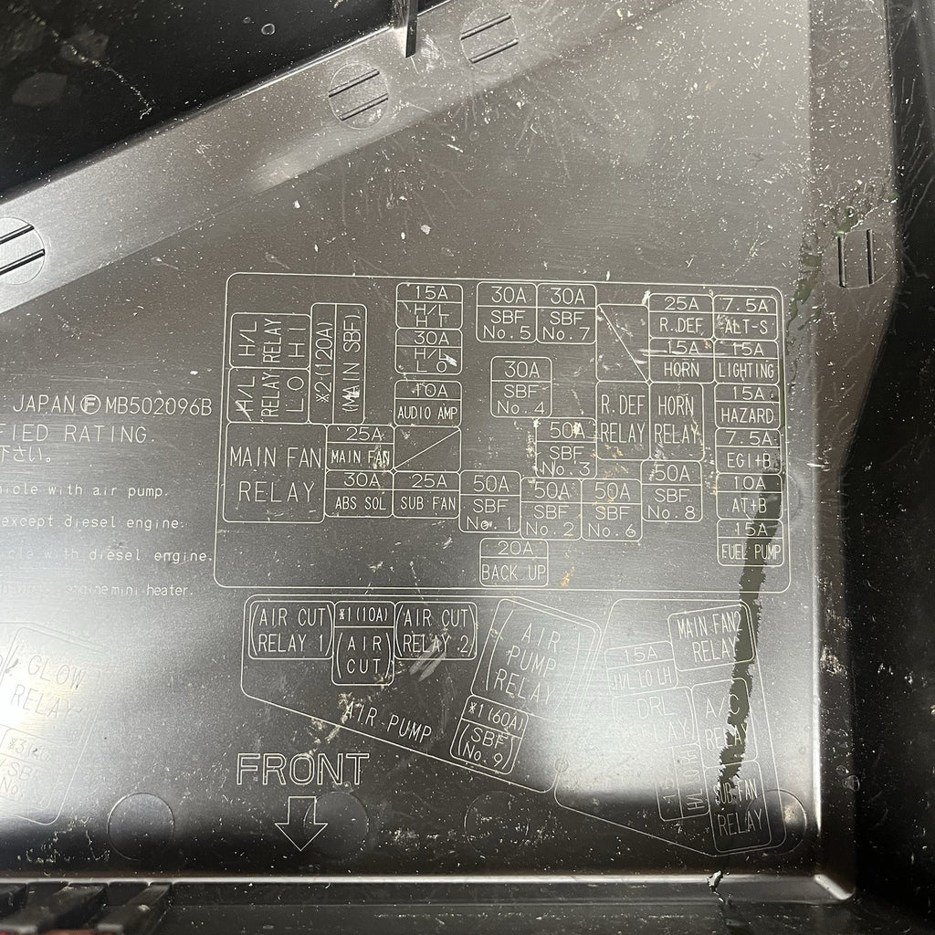 ☑️ 2008-2014 Subaru Impreza WRX STI Fuse Box Relay Cover Trim OEM MB502000B