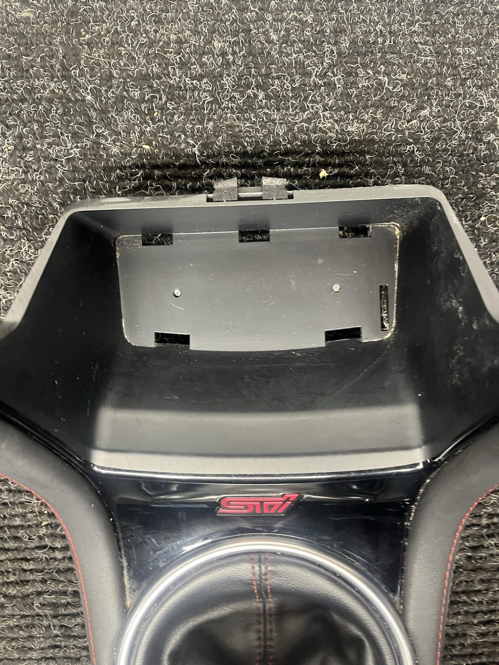☑️ 18-21 SUBARU WRX STI CENTER CONSOLE SHIFT BOOT SURROUND BEZEL PANEL TRIM OEM