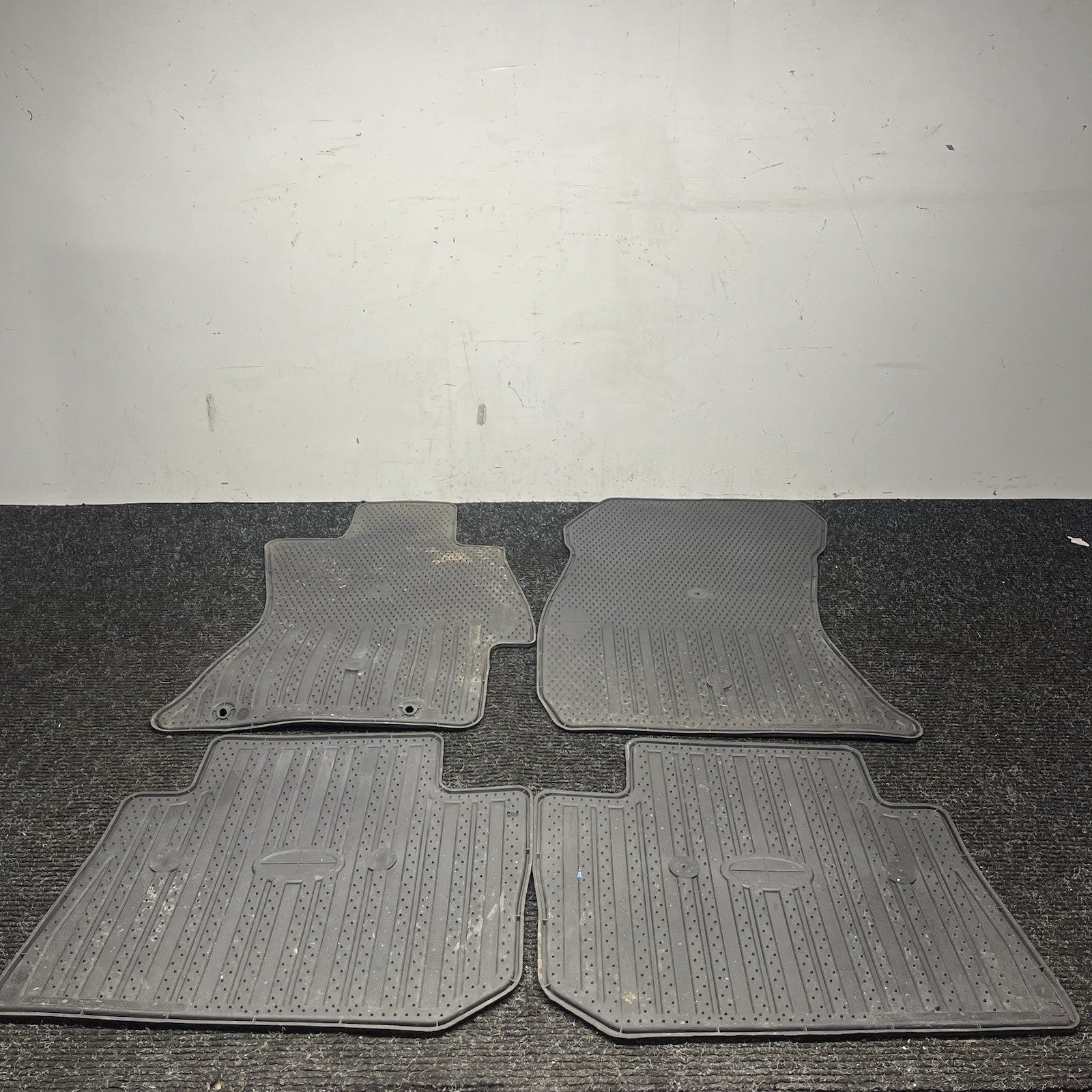 ☑️ SUBARU WRX STI 2.5L 2015 ALL WEATHER RUBBER FLOOR MAT SET J501SVA200 OEM
