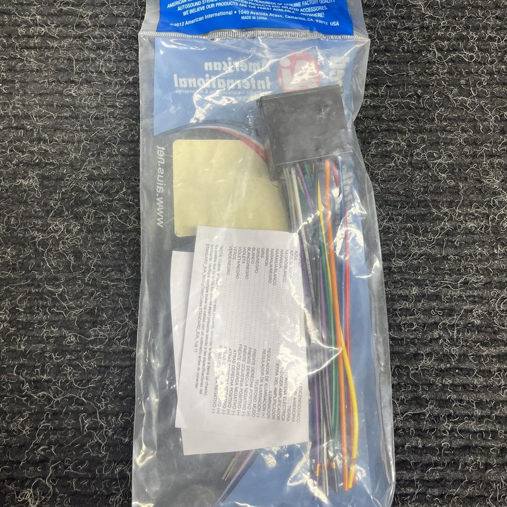 ☑️ OEM AMERICAN INTERNATIONAL WIRING HARNESS PLUG FOR AFTERMARKET RADIO BWH470