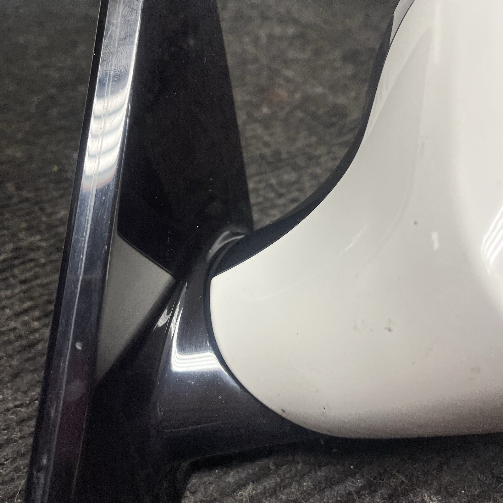 ☑️ 10-13 OEM BMW E82 E88 Front Left Driver Side Heated Mirror Assembly White