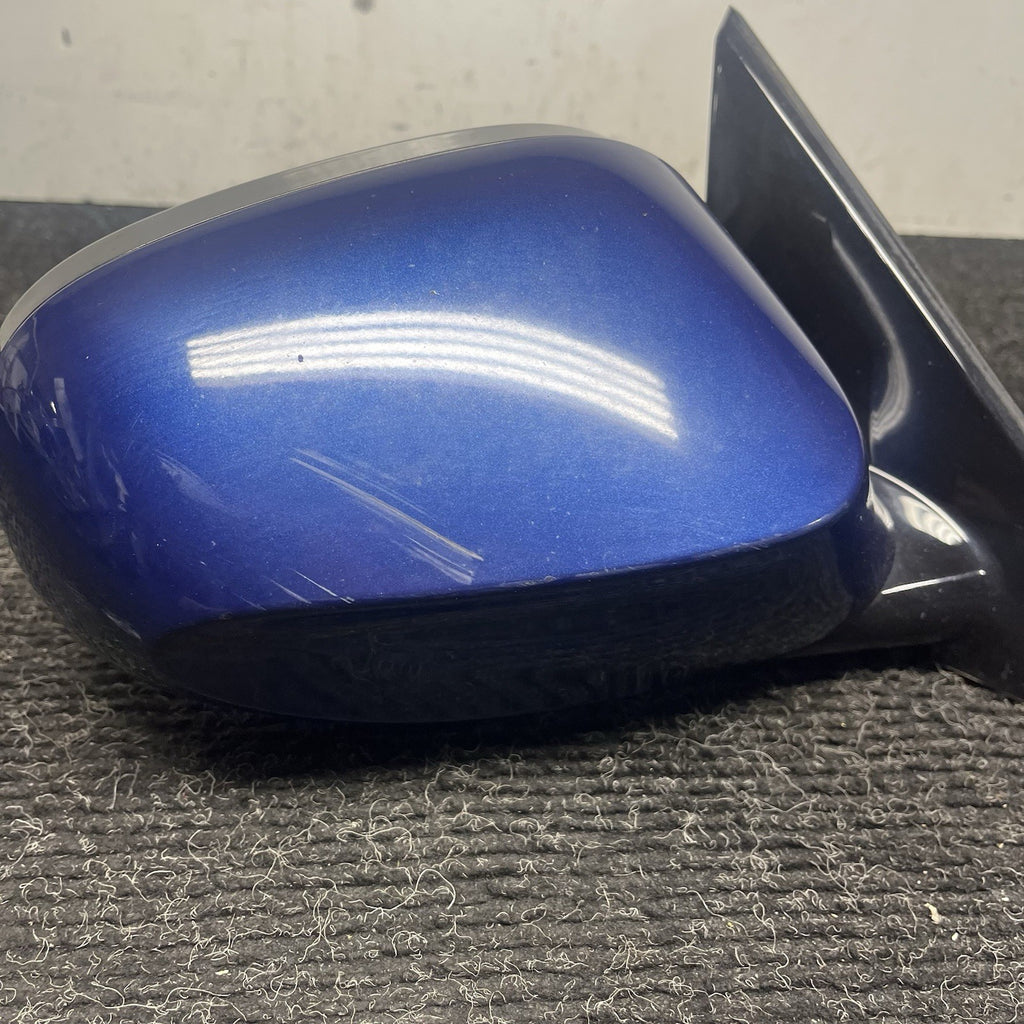 ☑️ 11-13 BMW E82 E88 OEM PASSENGER RIGHT SIDE DOOR POWER FOLD MIRROR BLUE