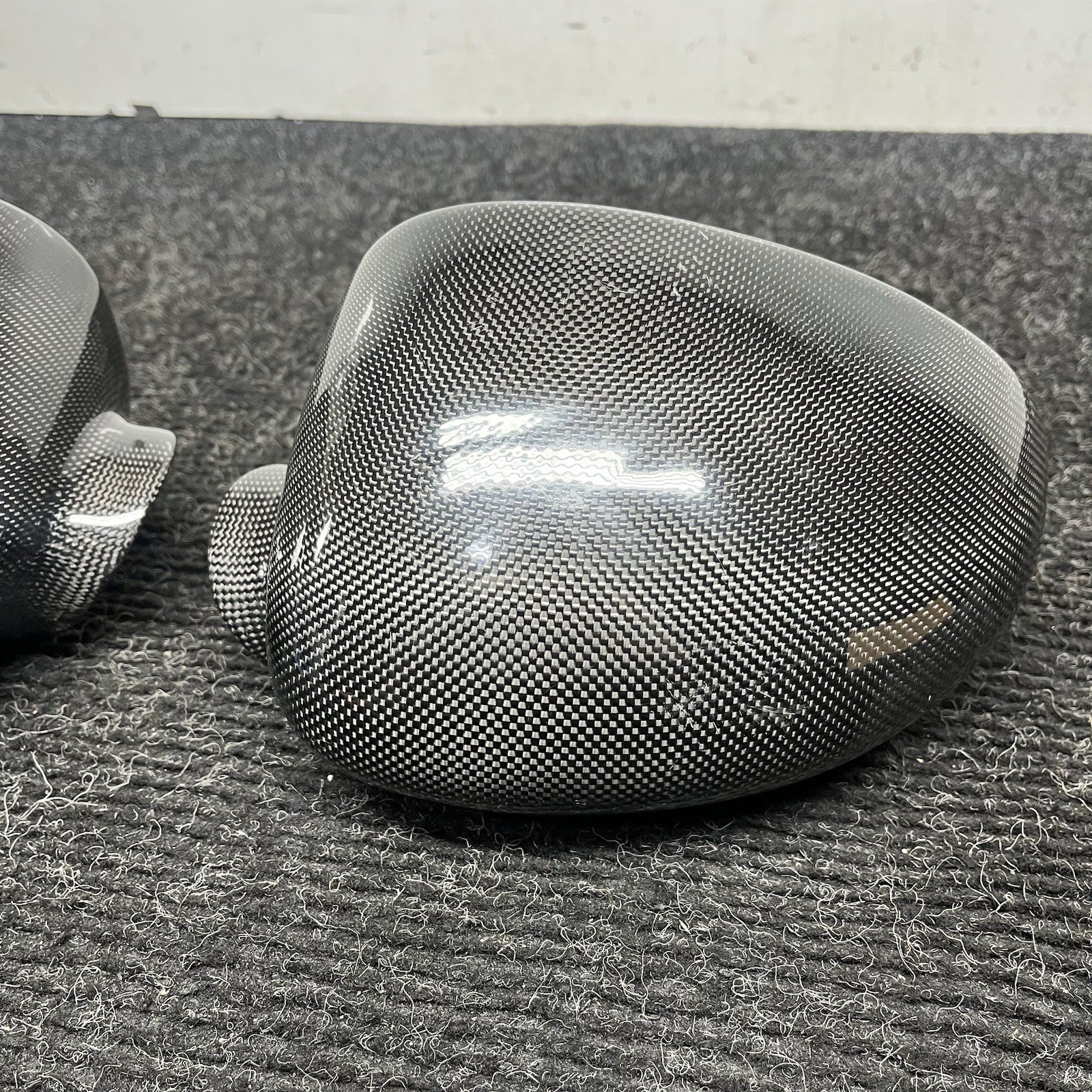 ☑️ Real Carbon Fiber Add-on Side Mirror Cover Caps for BMW M3 E46 2001-2006 NOTE