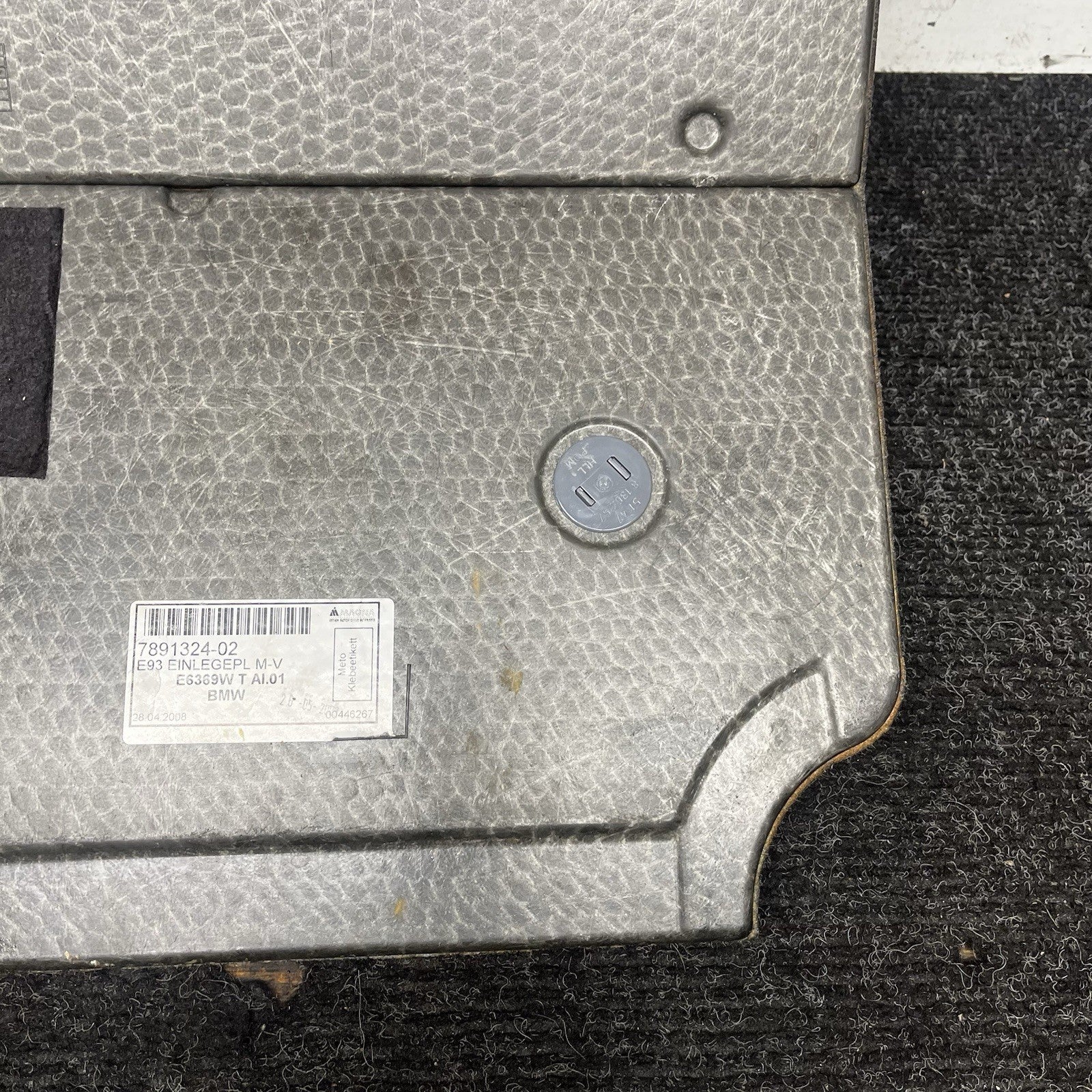 ☑️ BMW 3 SERIES E93 CONVERTIBLE CABRIOLET  BOOT FLOOR COVER PANEL 7891324
