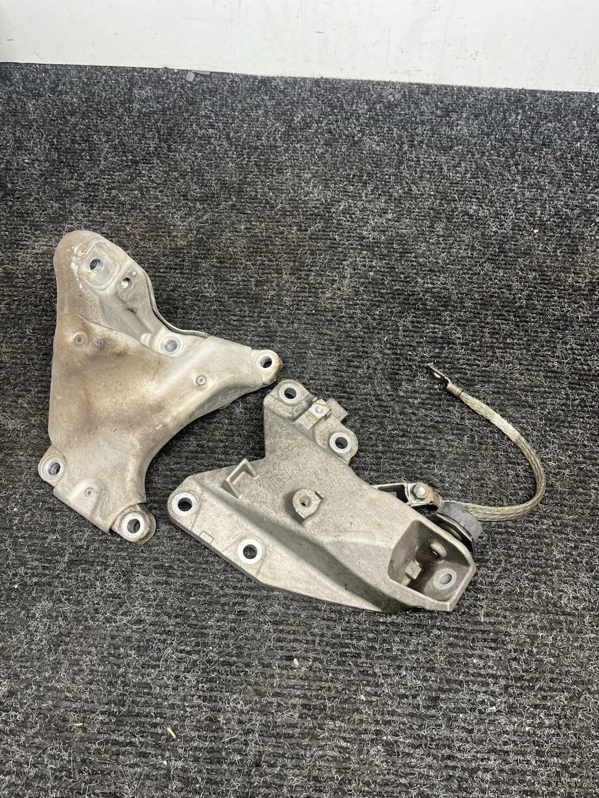 ☑️ 07-10 BMW 335i E90 E92 N54 ENGINE LEFT & RIGHT MOTOR MOUNT BRACKET SET OEM
