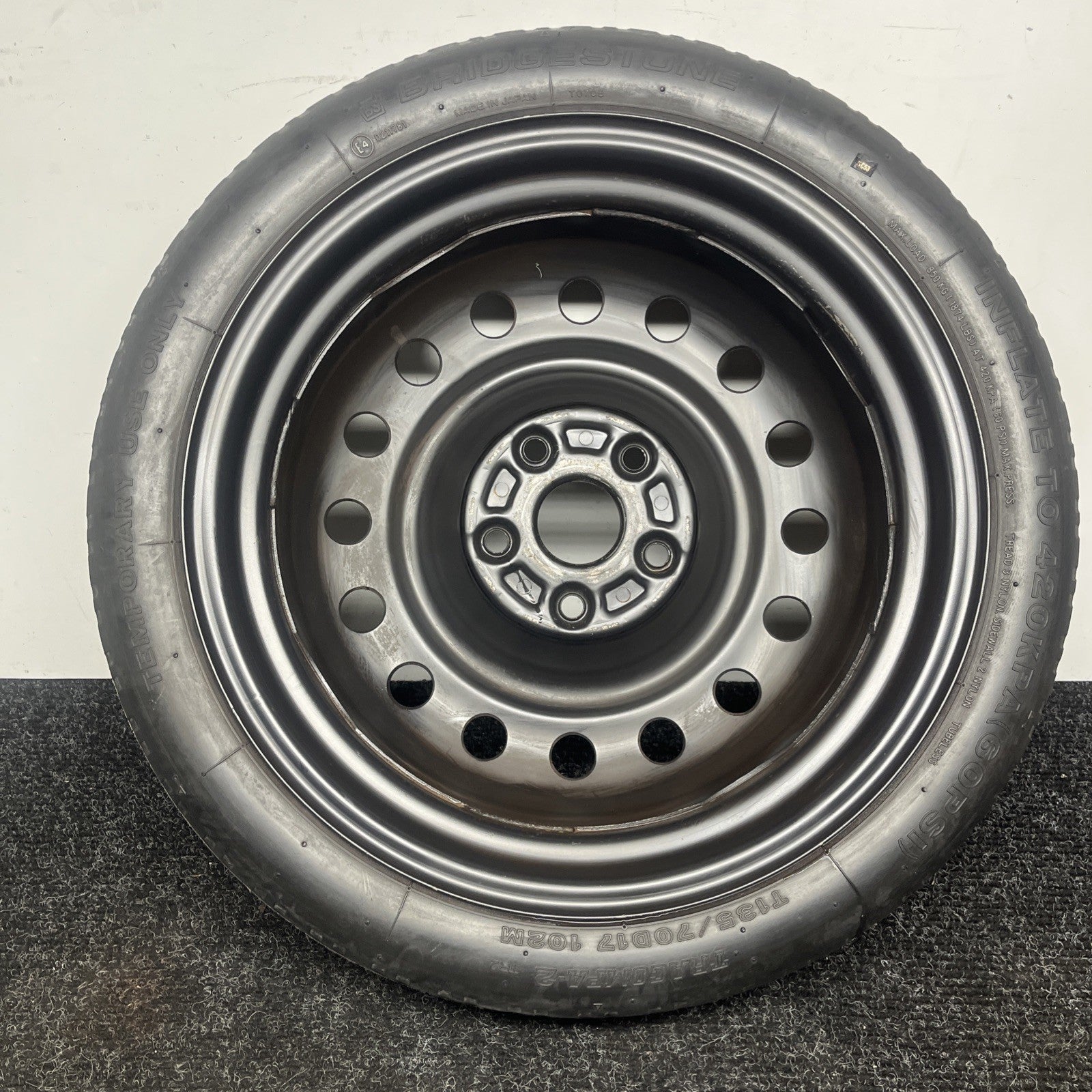 ☑️ Spare Tire 17" Fits 2008-2014 Subaru Impreza OEM Genuine Donut 135/70/17 NOTE