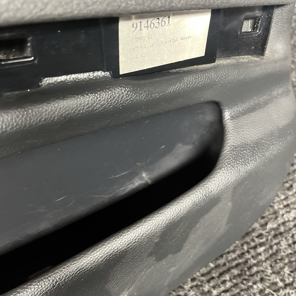 ☑️ 06-12 BMW E90 E91 OEM Driver Front Side Door Panel Cart Leather Black