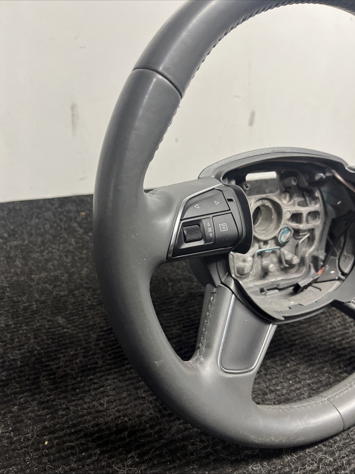 ☑️ 2013-2017 AUDI A4 S4 AllRoad Q5 SQ5 Q7 STEERING WHEEL 4 SPOKE 4L0419091AC OEM