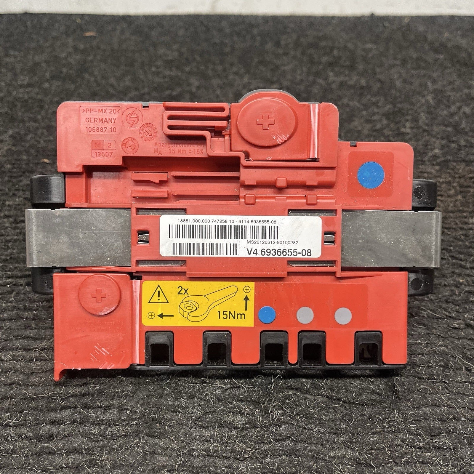 ☑️ 06-13 OEM BMW E92 E93 Battery Power Lead Junction Distribution Fuse Box