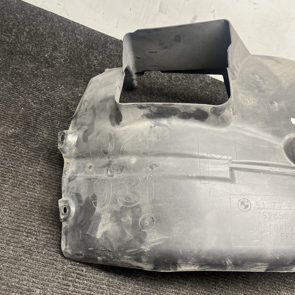 ☑️ 08-13 OEM BMW E92 E93 M3 Front Driver Fender Liner Wheel Splash Shield Guard