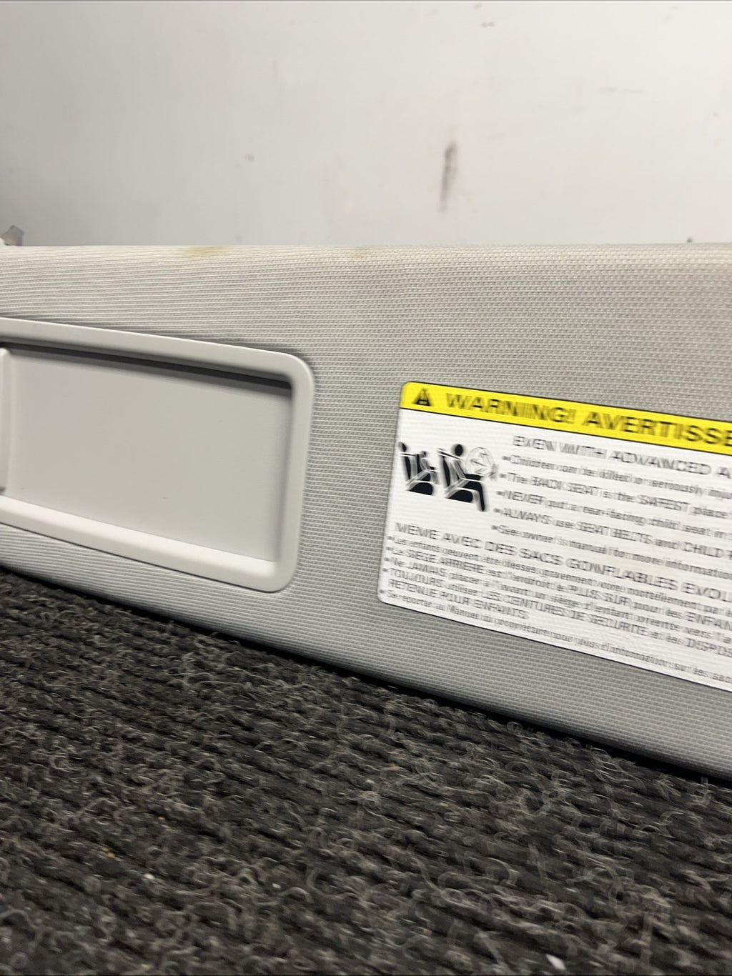 ☑️2012-2016 AUDI A6 S6 A7 S7 Left Sun Visor Set Pair OEM Silver