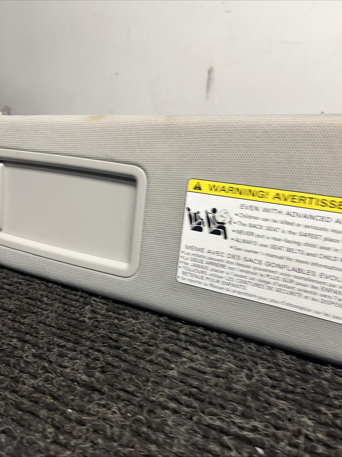 ☑️2012-2016 AUDI A6 S6 A7 S7 Left Sun Visor Set Pair OEM Silver