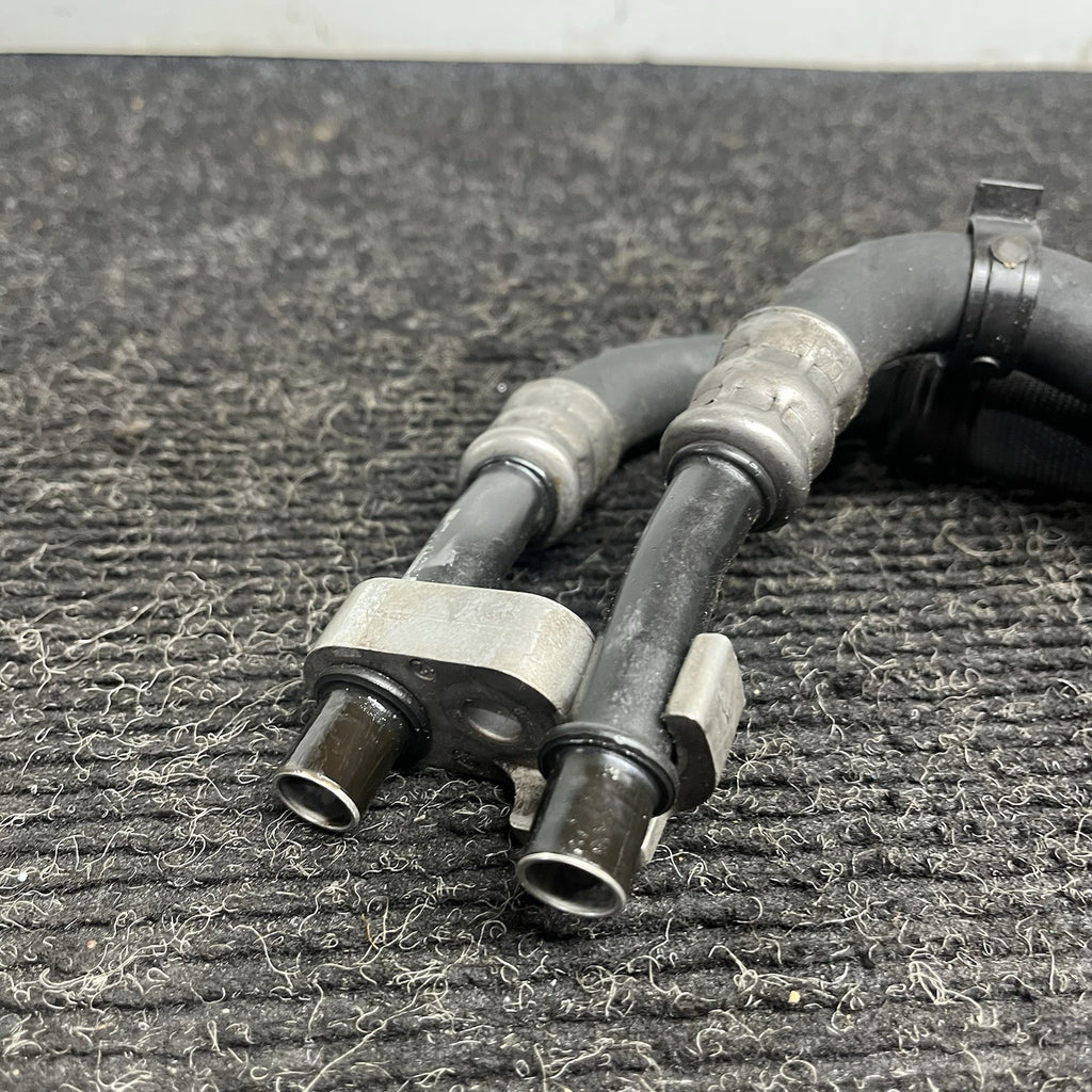 ☑️ 07-11 BMW E82 E88 E90 E92 135I 335I ENGINE OIL COOLER COOLING LINES HOSE PAIR