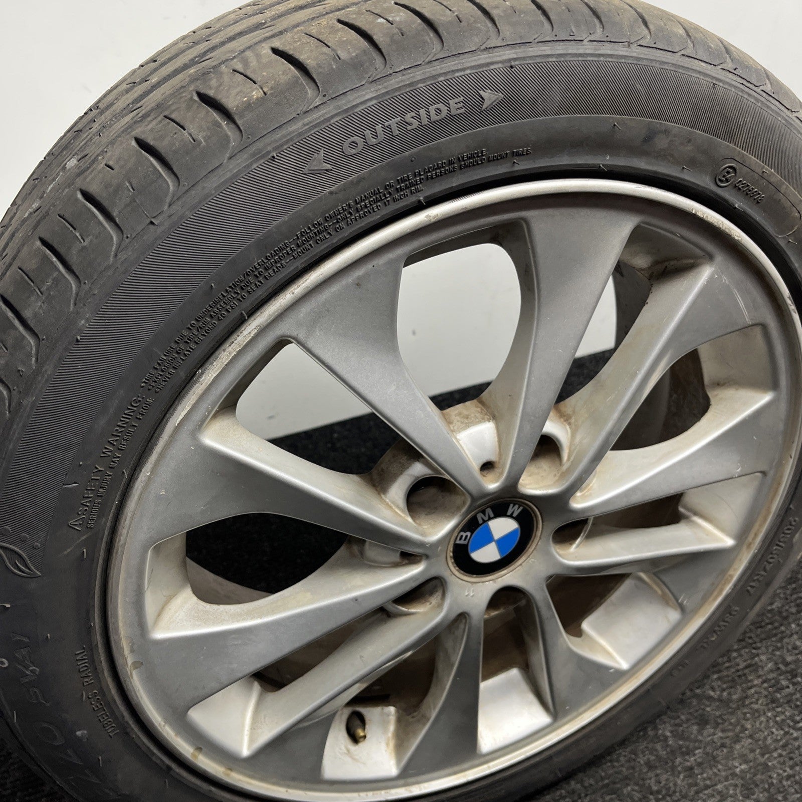 ☑️ Bmw 325I Oem Rim Factory Wheel 17" X 7" 10 Spoke Scuffs 6757042