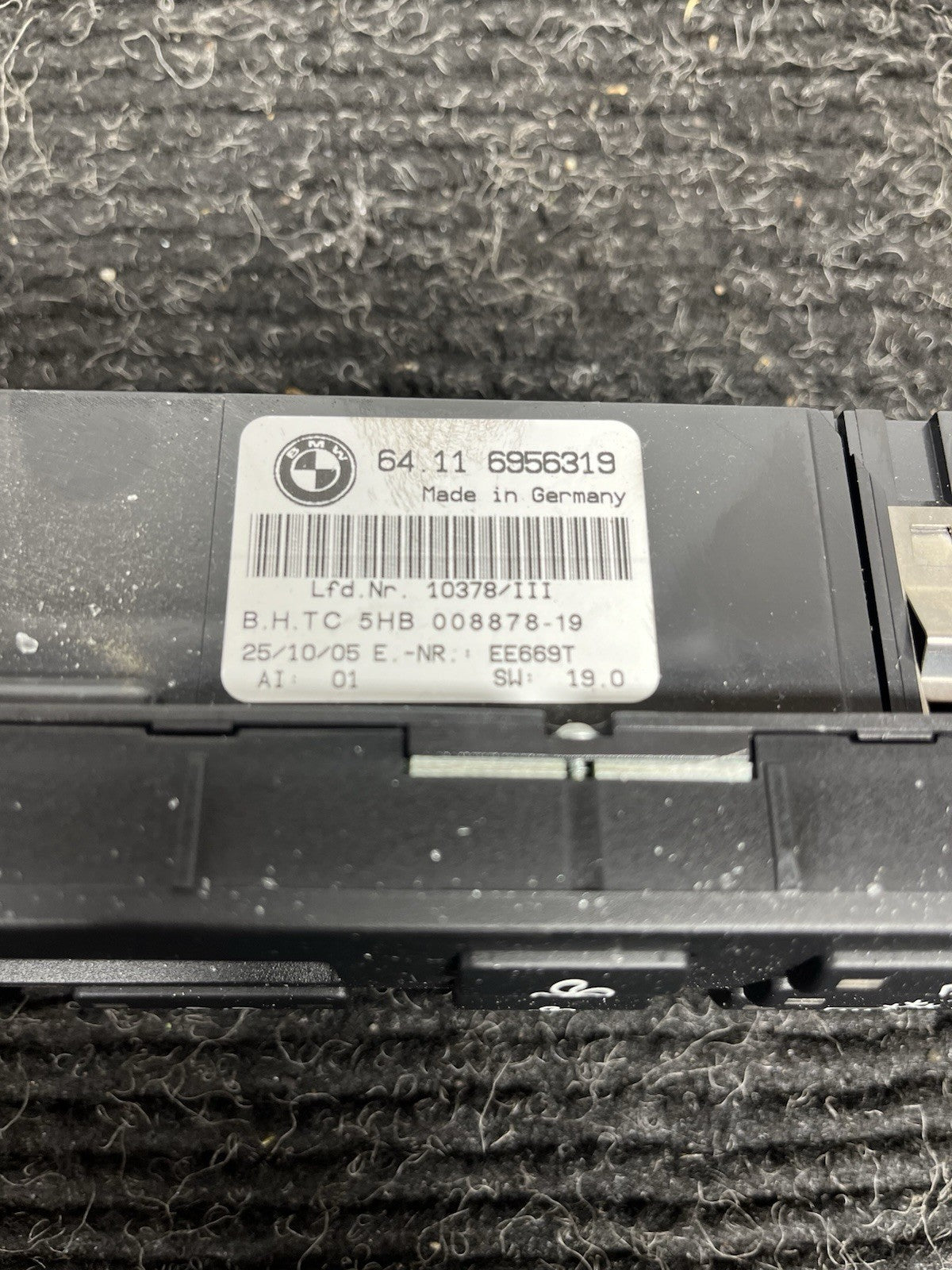 ☑️ BMW E46 325I 330I 330CI M3 AC Heater Temperature Climate Control Switch OEM