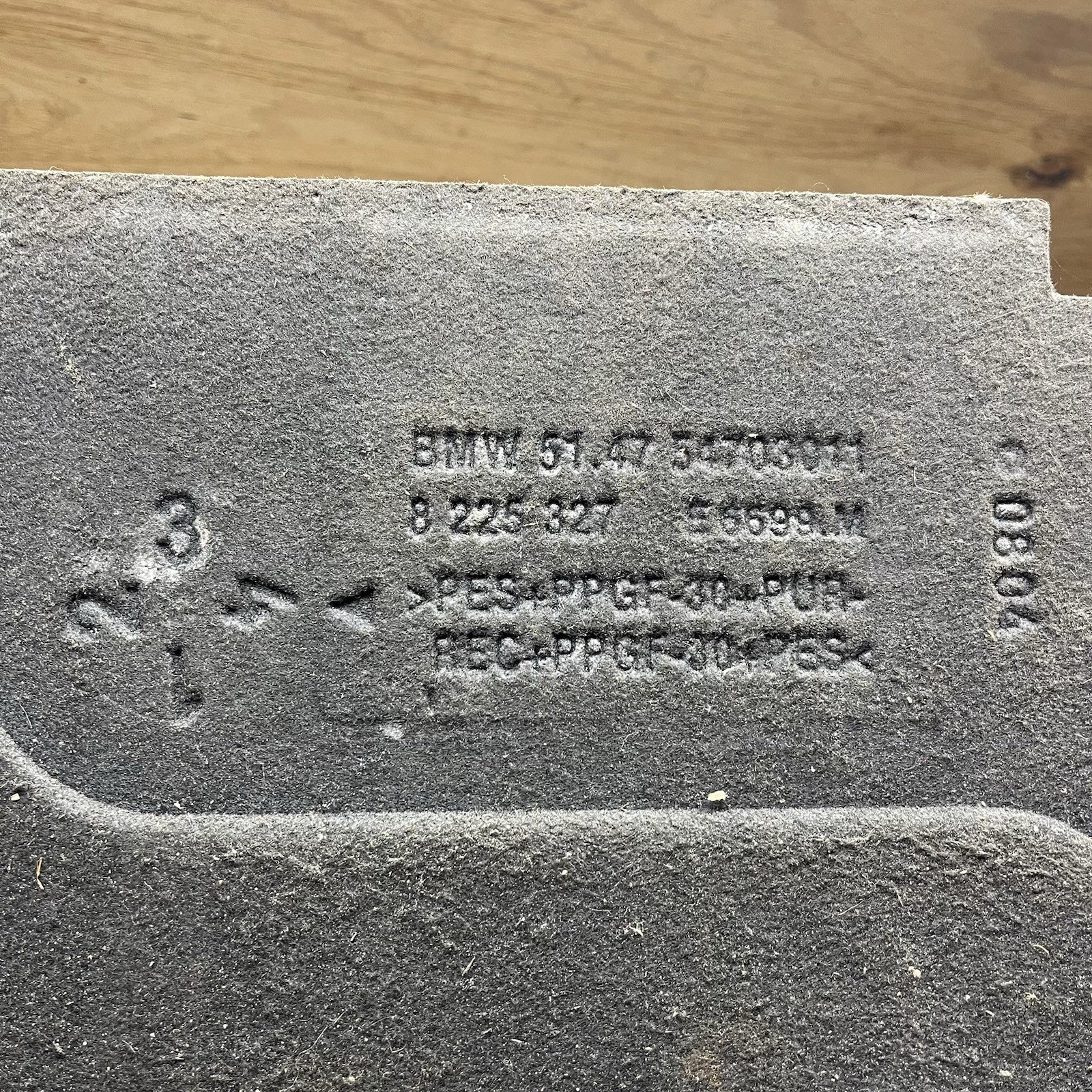 ☑️ 98-06 Bmw E46 3 Series Rear Trunk Luggage Compartment Carpet Mat Liner OEM