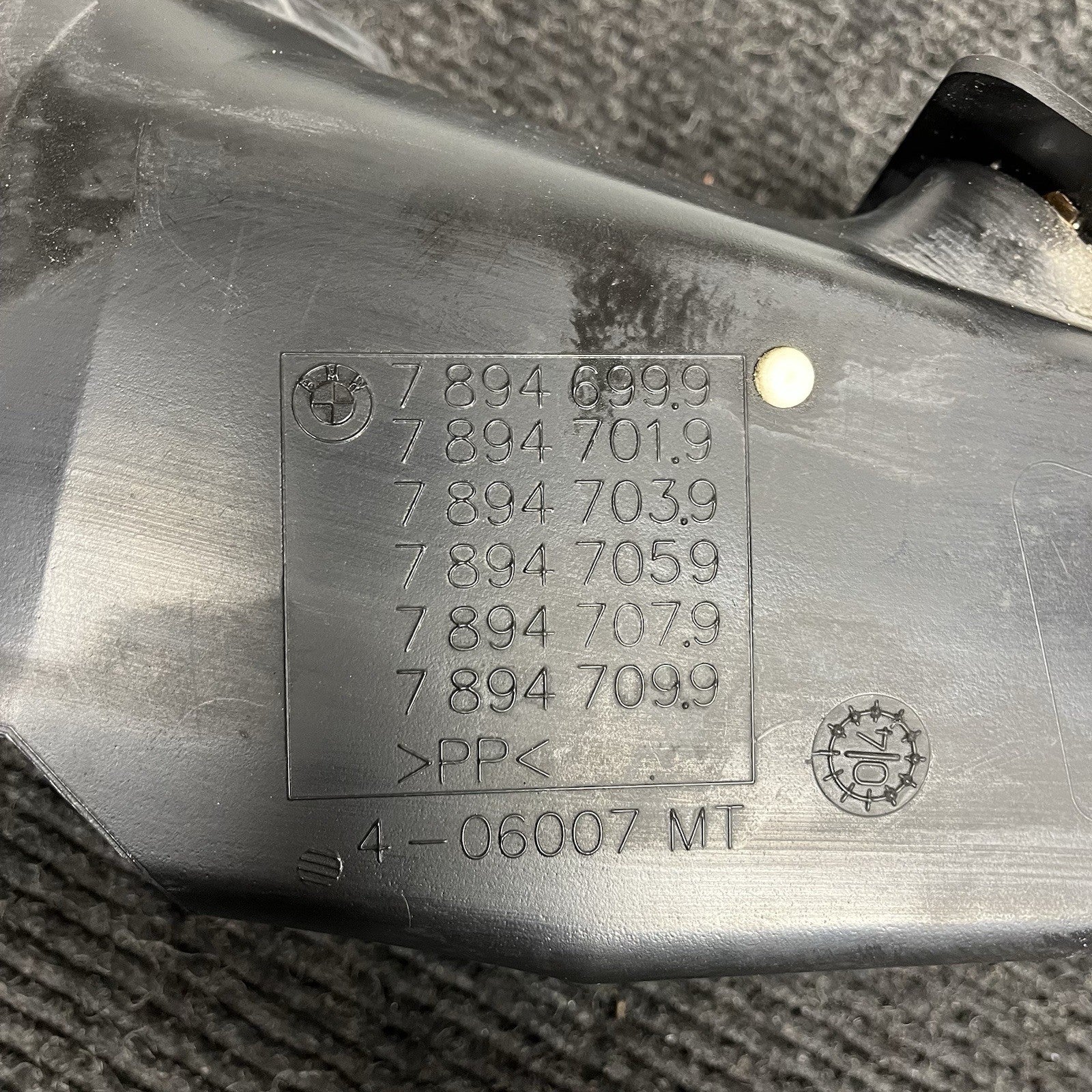 ☑️ 01-06 OEM BMW E46 325Ci 330Ci Coupe Convertible Left Driver Air Brake Duct