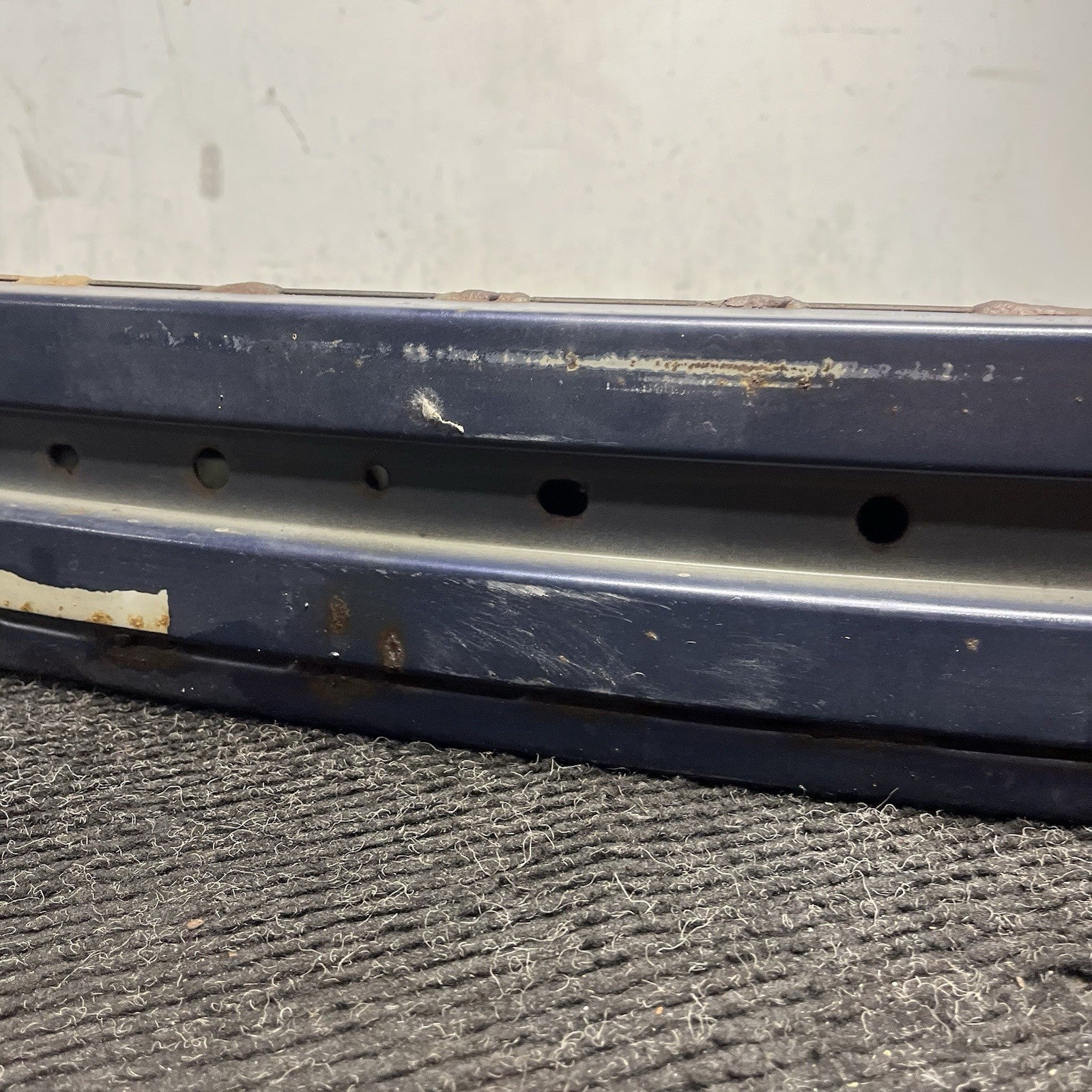 ☑️08-14 SUBARU WRX STI OEM FRONT BUMPER CRASH BAR BLUE GENUINE ASSEMBLY FACTORY