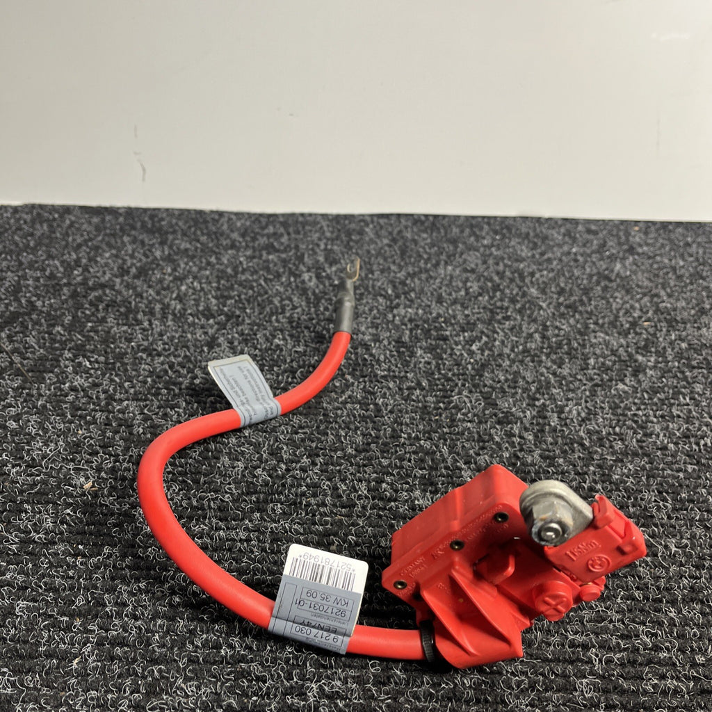 ☑️ 06-13 OEM BMW E82 E90 E92 E88 Battery Plus Pole Terminal Positive Red Cable