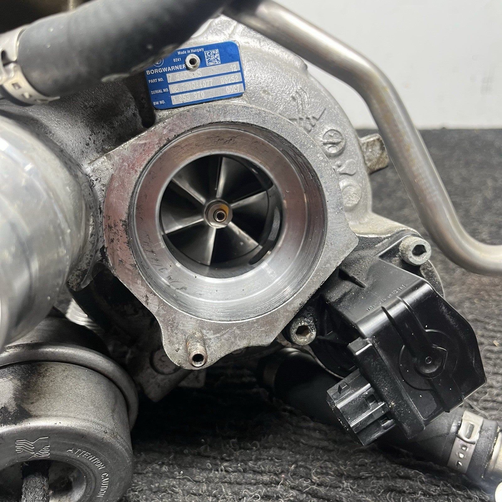 ☑️ 11-13 OEM BMW E82 E88 E90 E92 F22 F30 Engine N55 Turbo Charger PWG 89k Miles